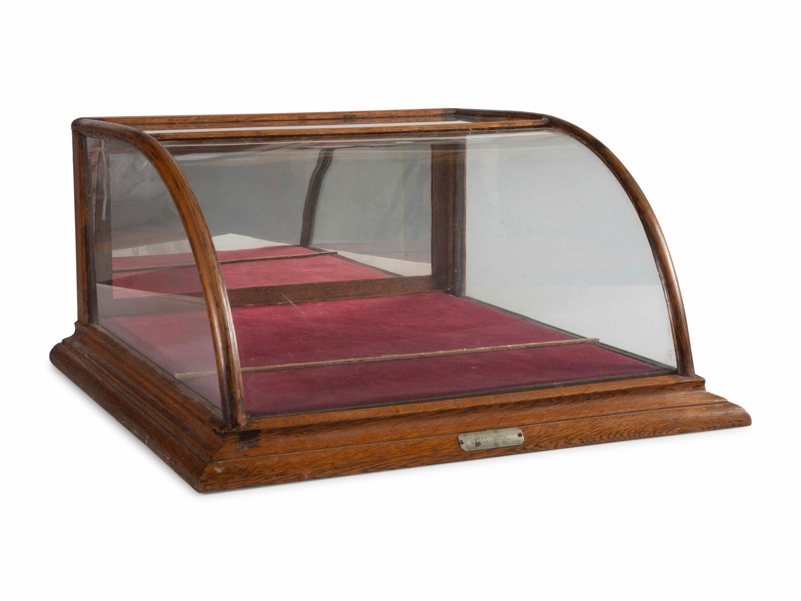A Domed Oak Frame Display Case (1 of 2)