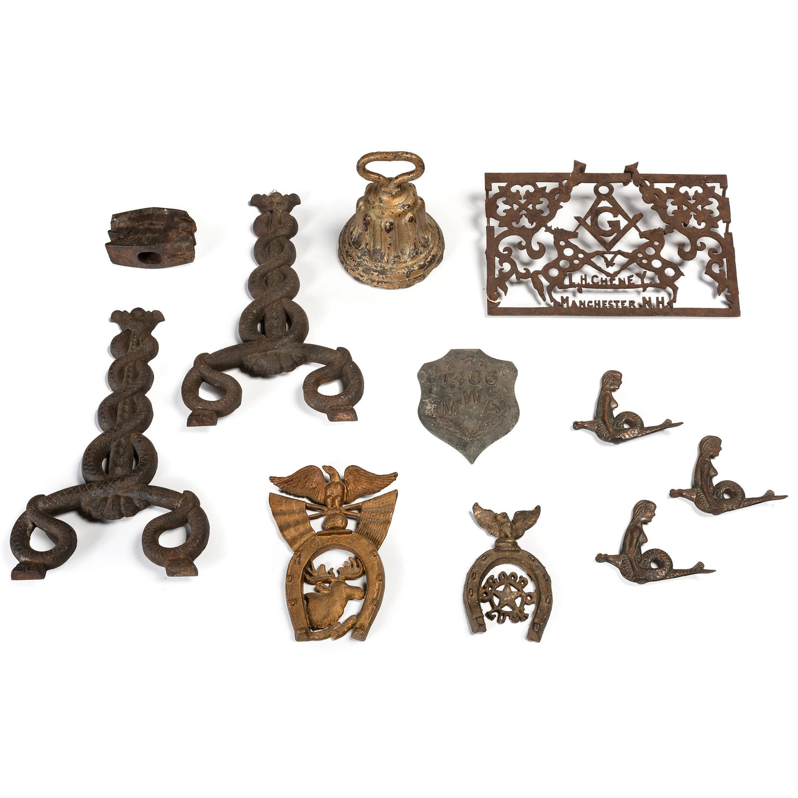 Eleven Cast Iron Articles (1 of 1)