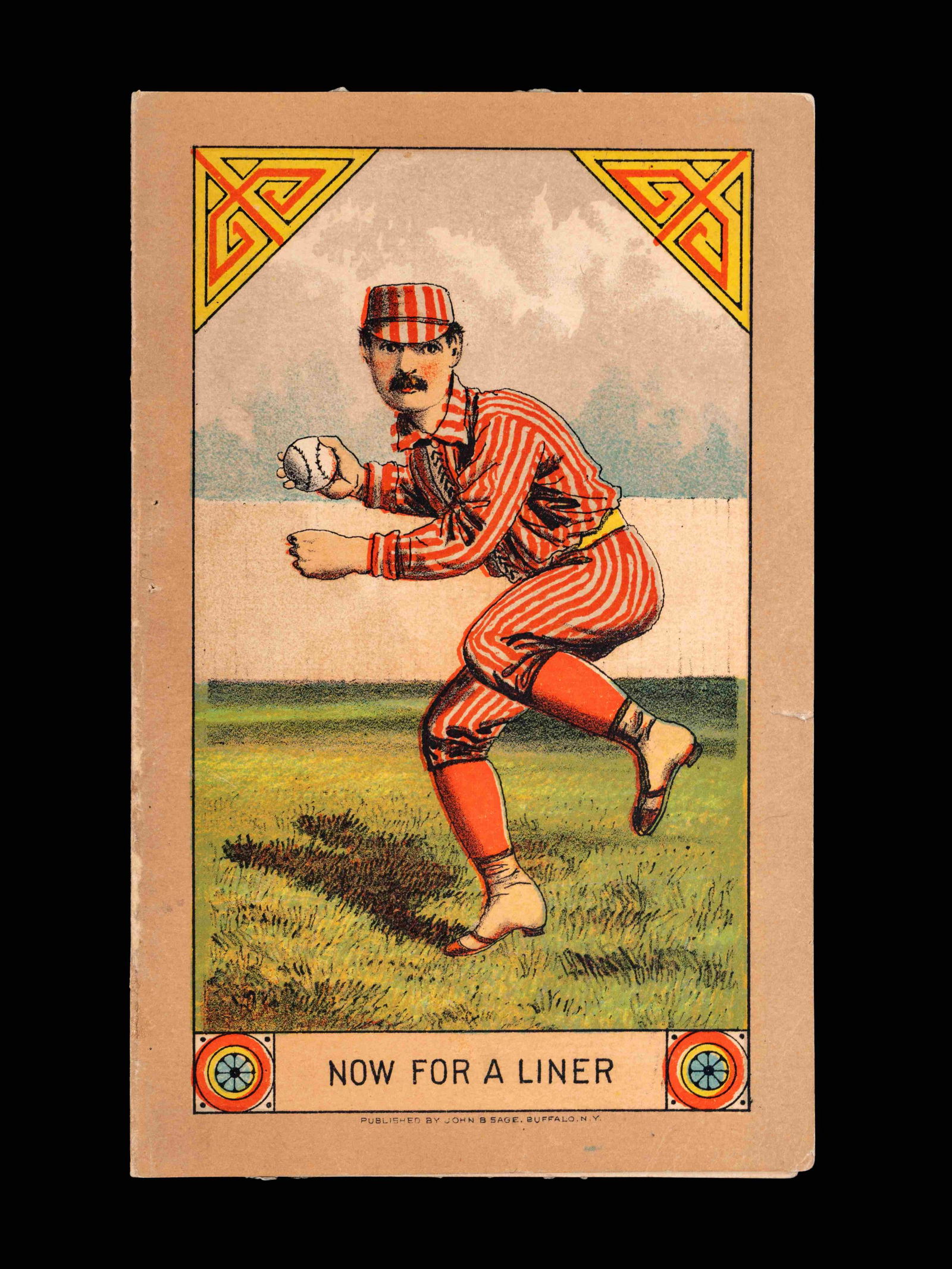 A Rare May 12, 1883 Harvard vs. Yale Baseball Scorecard (1 of 3)