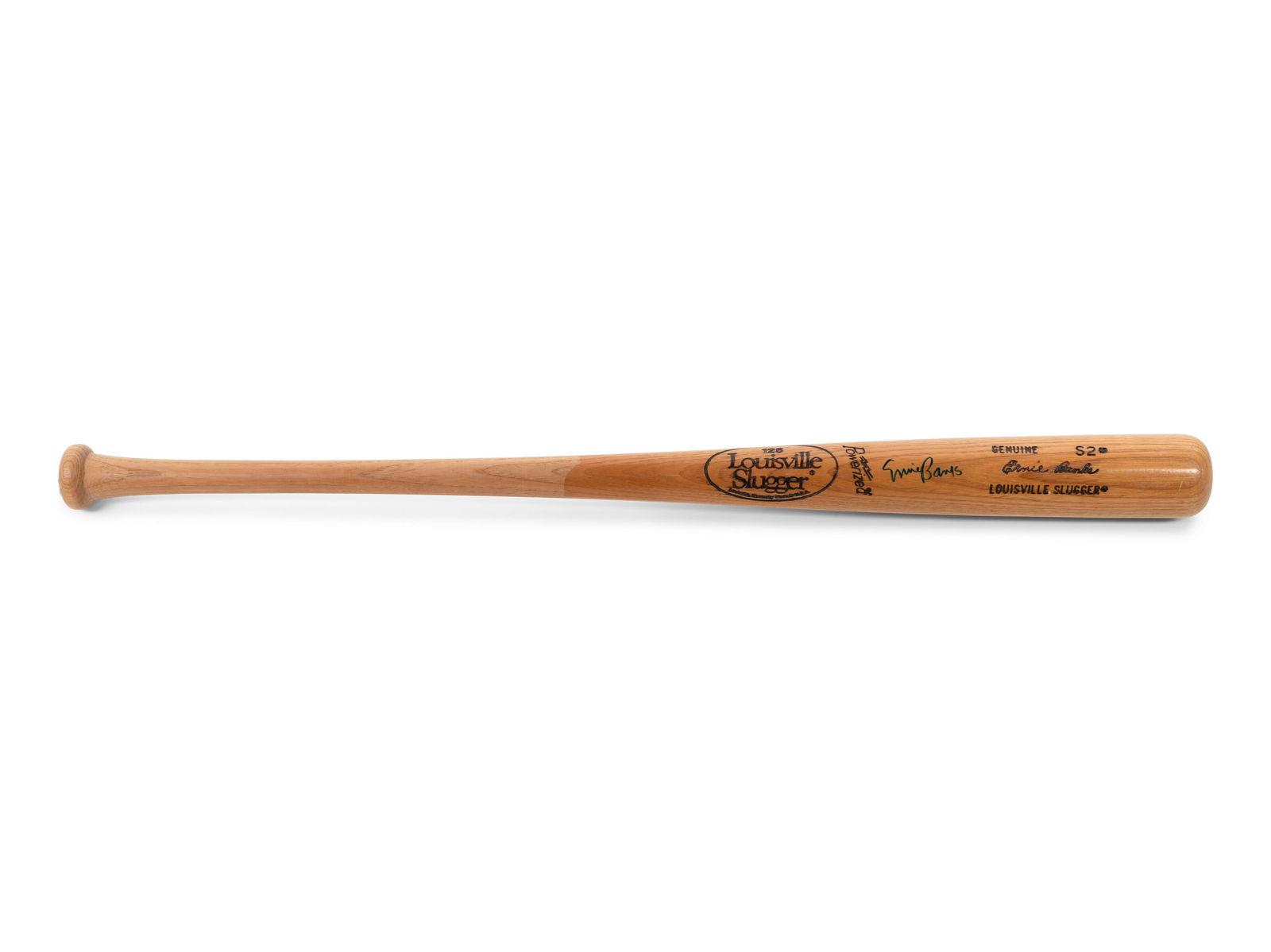An Ernie Banks Signed Autograph Louisville Slugger Game (1 of 3)