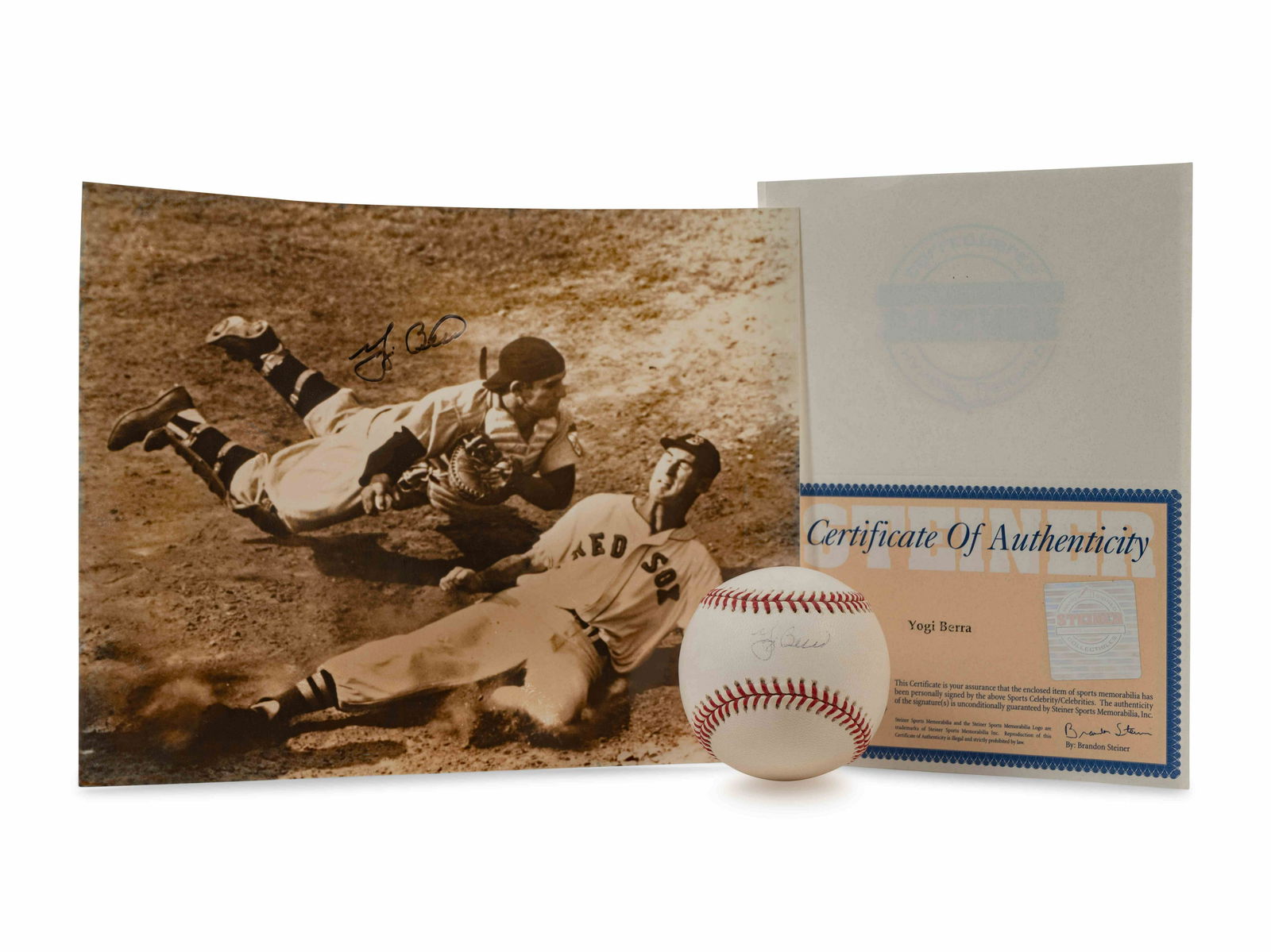 A Group of Yogi Berra Signed Autograph Items (Beckett (1 of 7)
