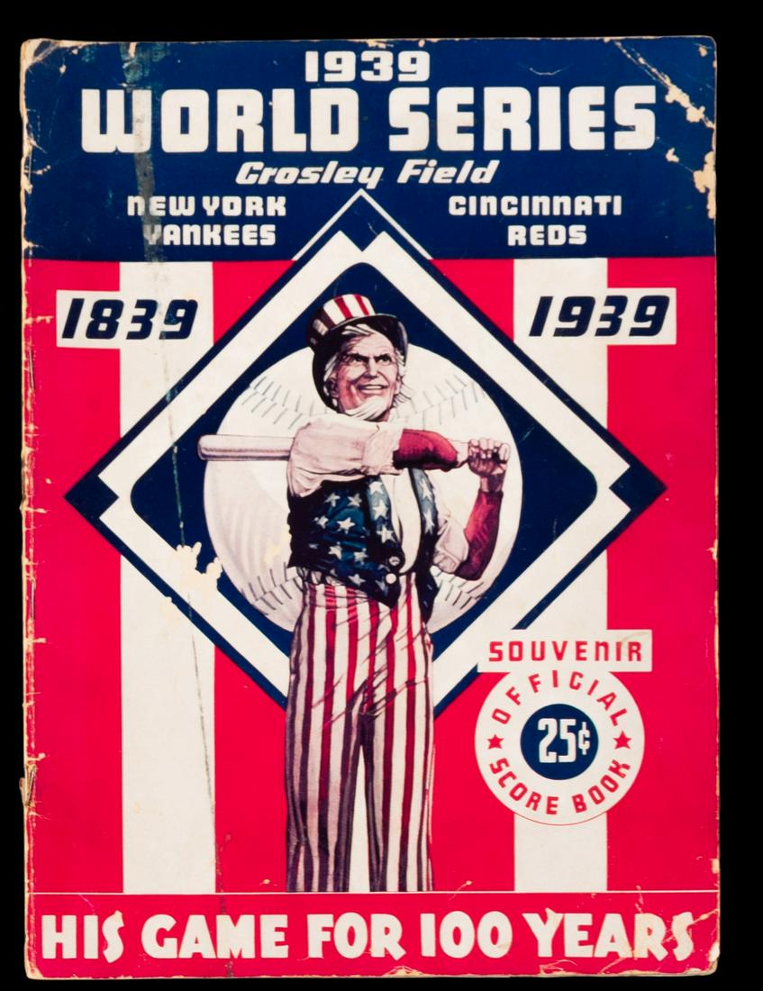 A 1939 New York Yankees vs. Cincinnati Reds World (1 of 4)
