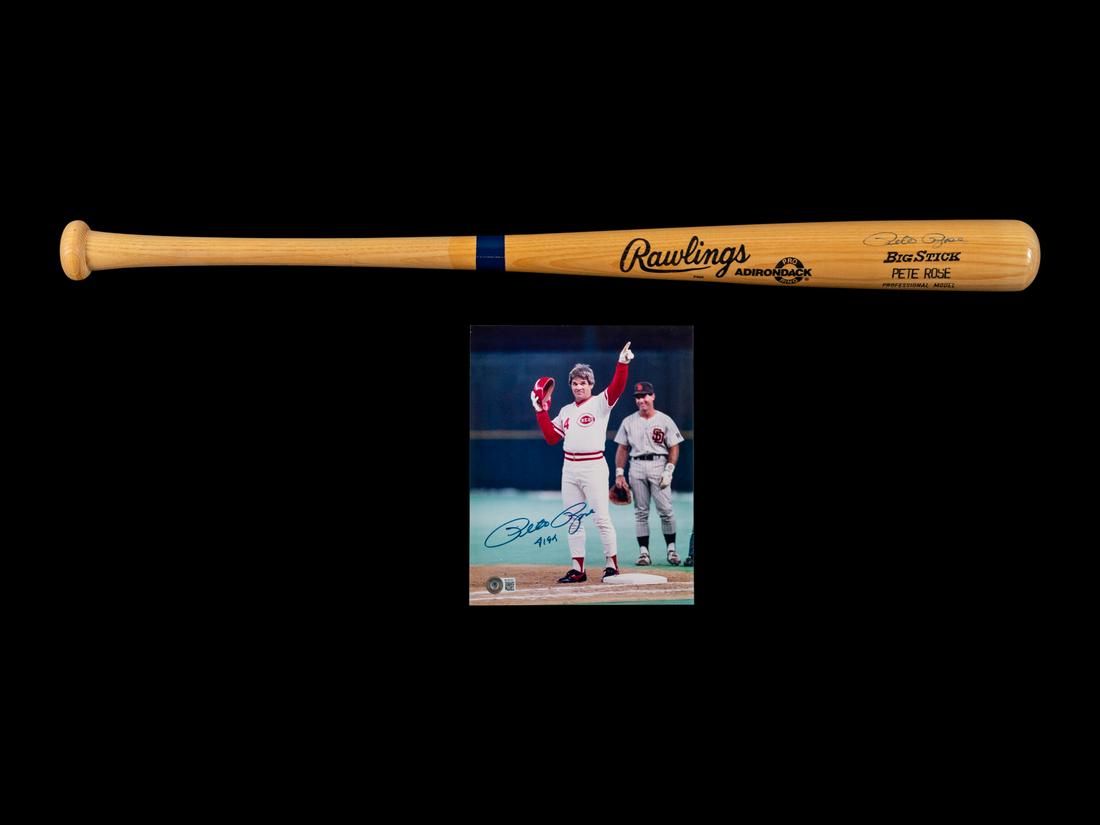 A Group of Pete Rose Signed Items, (BAS Beckett (1 of 4)