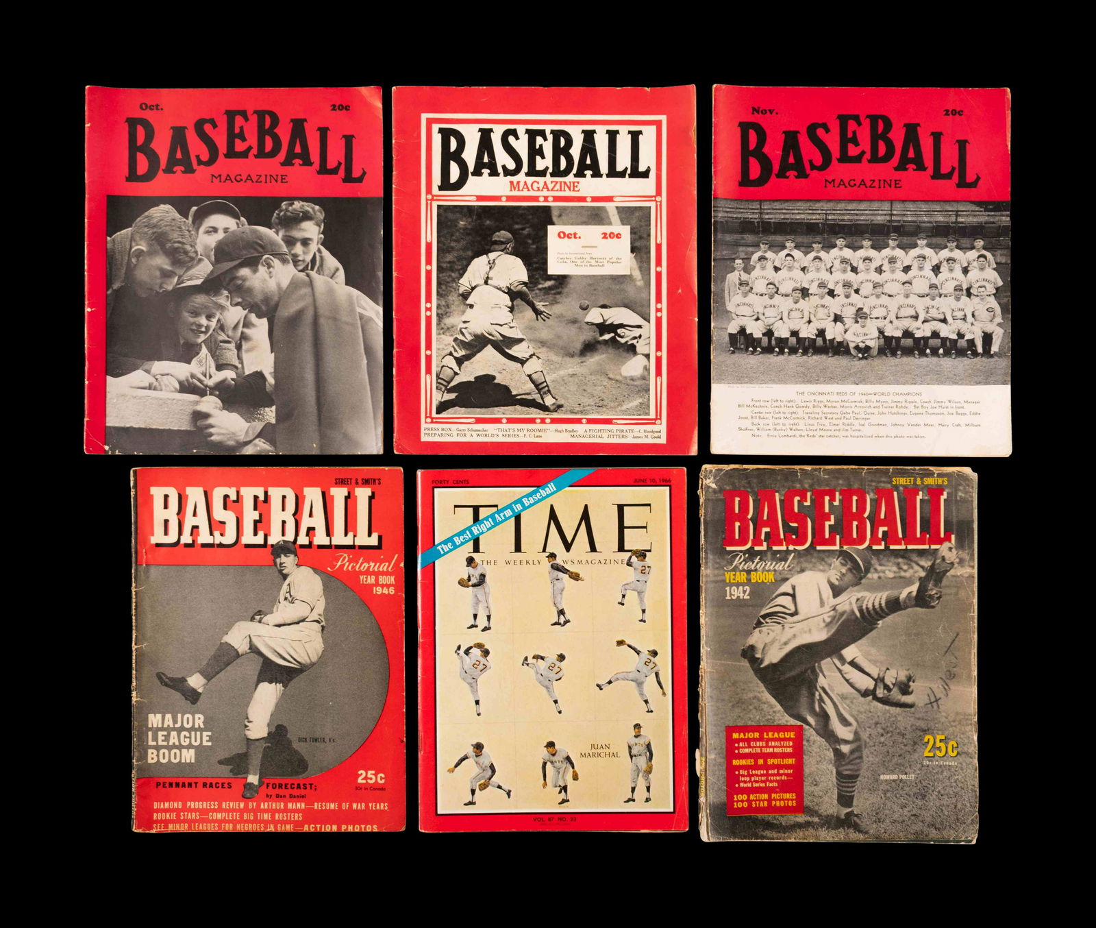 A Group of Baseball Magazines and Ephemera Including (1 of 5)