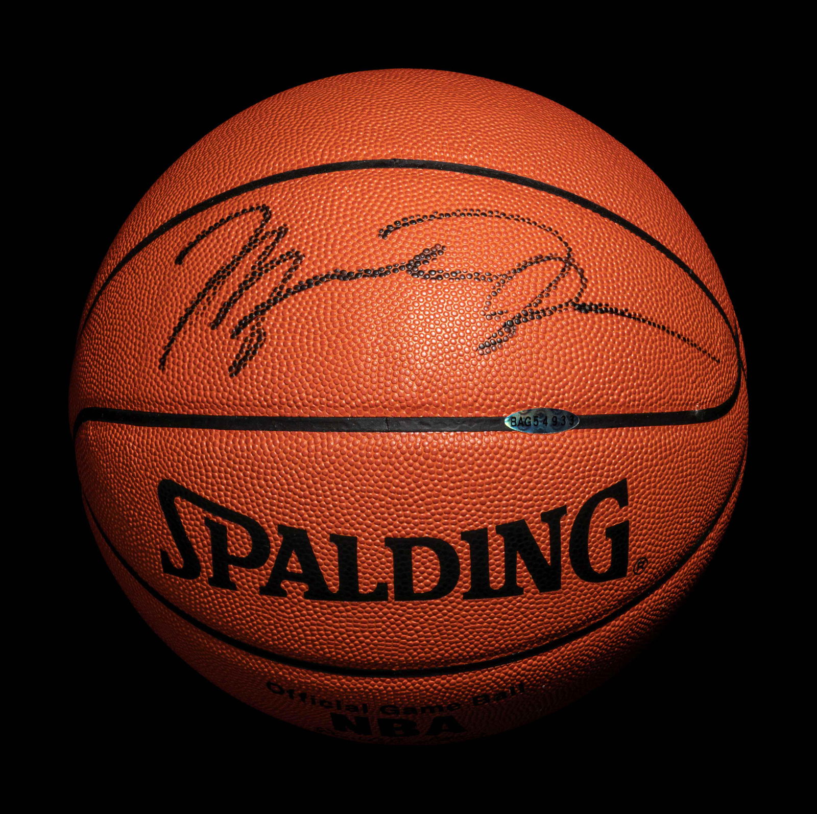 A Michael Jordan Signed Autograph Spalding NBA Game (1 of 5)