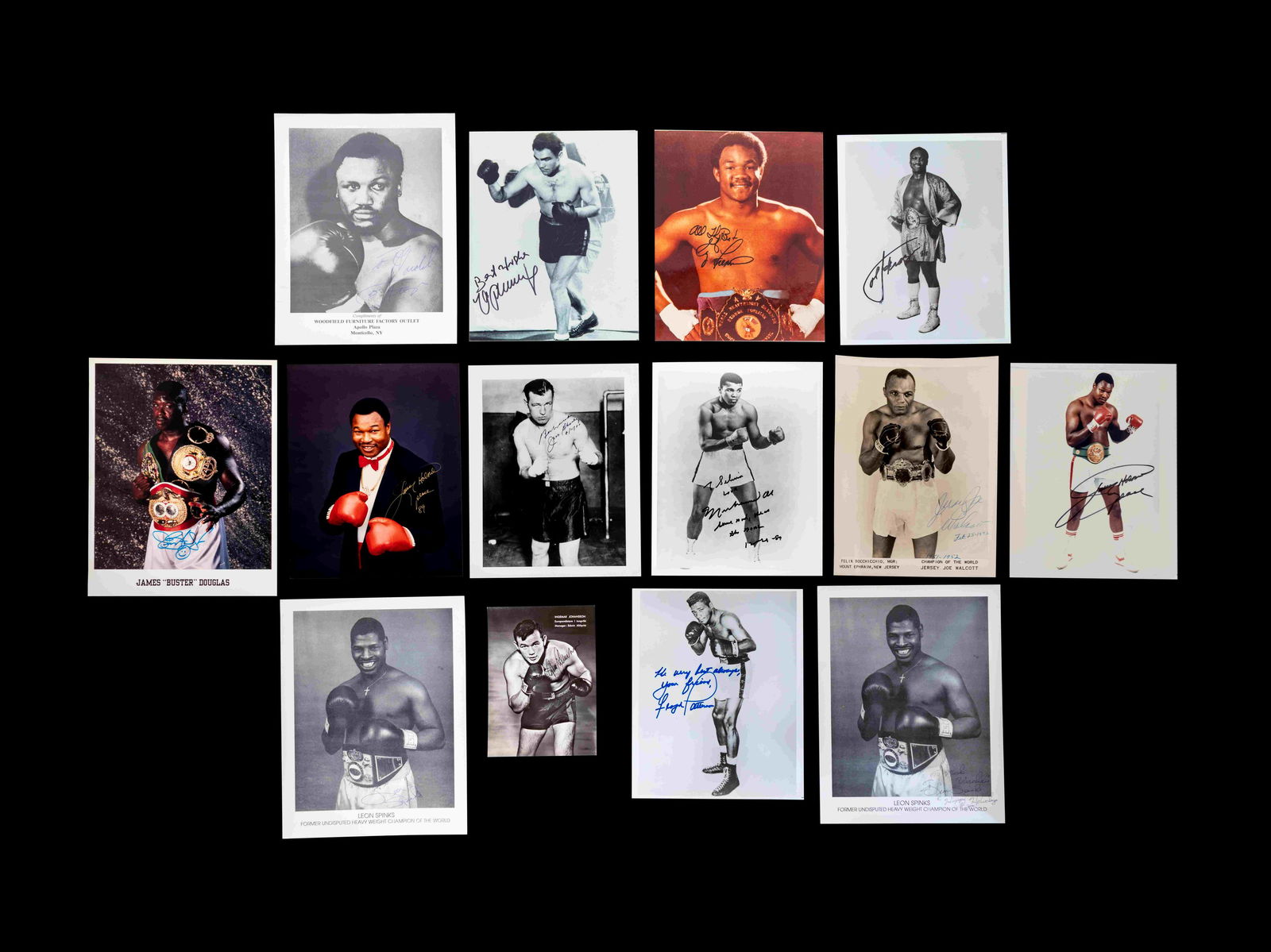 A Group of 14 Heavyweight Boxing Champion Signed (1 of 14)
