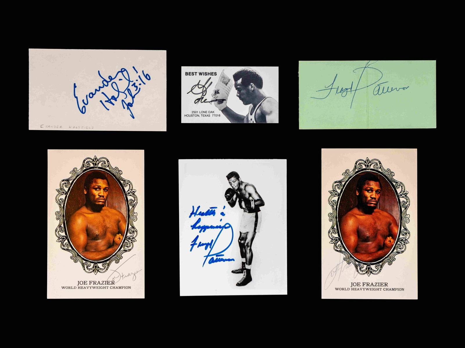 A Group of Six Heavyweight Boxing Champion Signed (1 of 4)