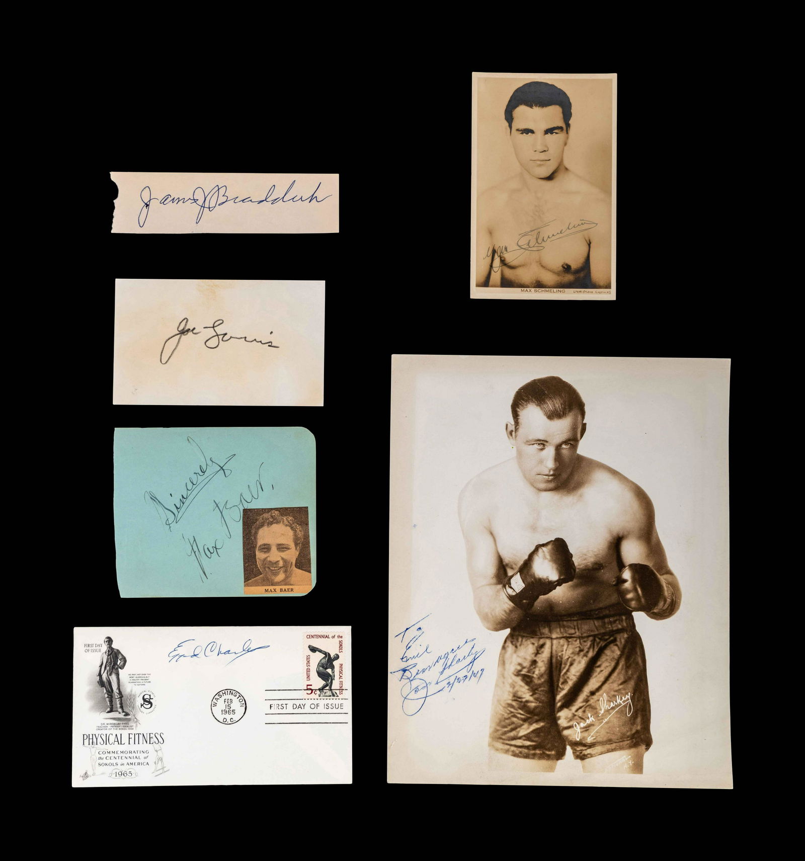 A Group of Heavyweight Champion James J. Braddock, Joe (1 of 10)