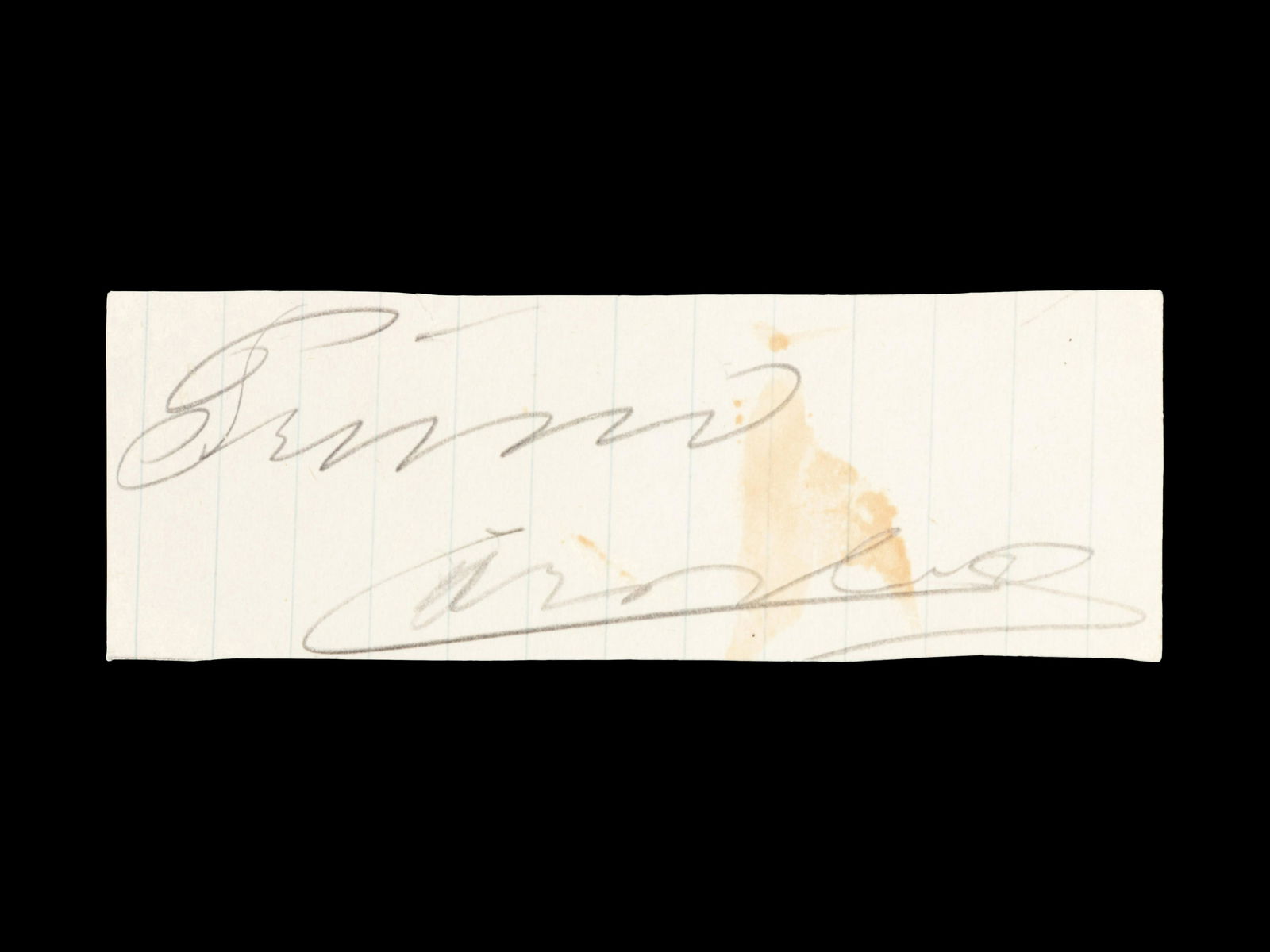 A Heavyweight Boxing Champion Primo Carnera Signed (1 of 1)