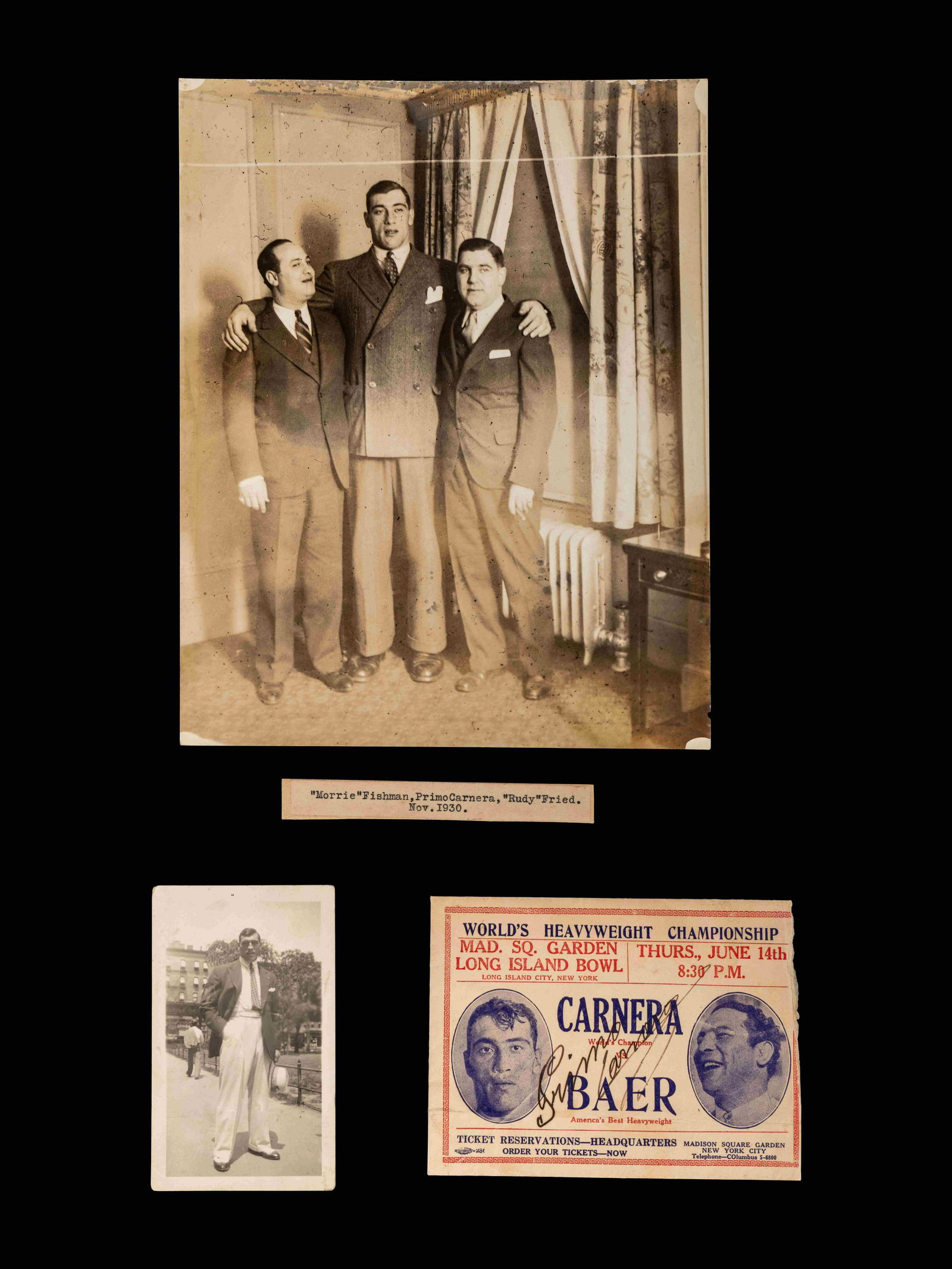 A Primo Carnera Signed Autograph Promotional Envelope (1 of 4)