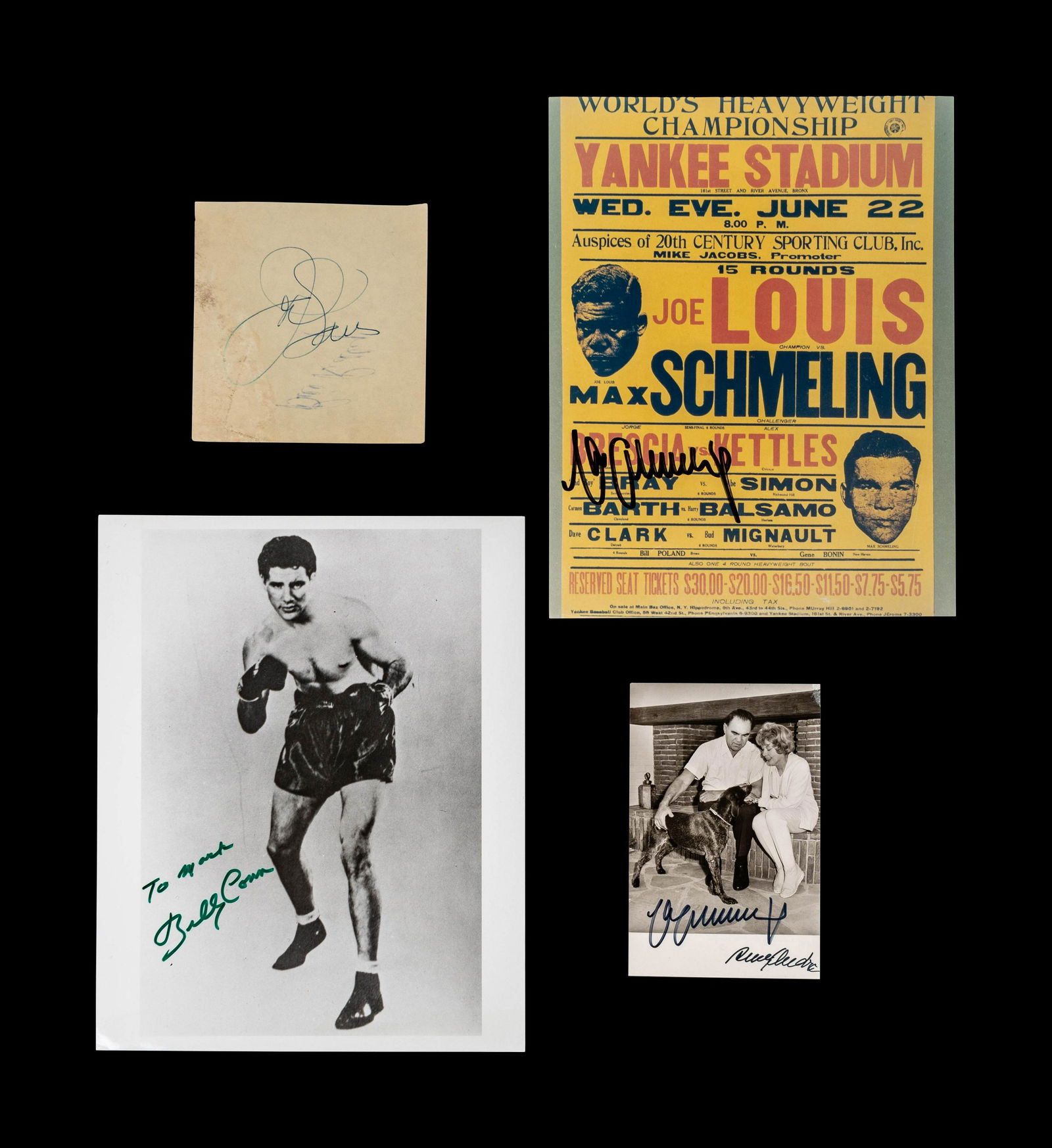 A Group of Joe Louis, Billy Conn and Max Schmeling (1 of 5)