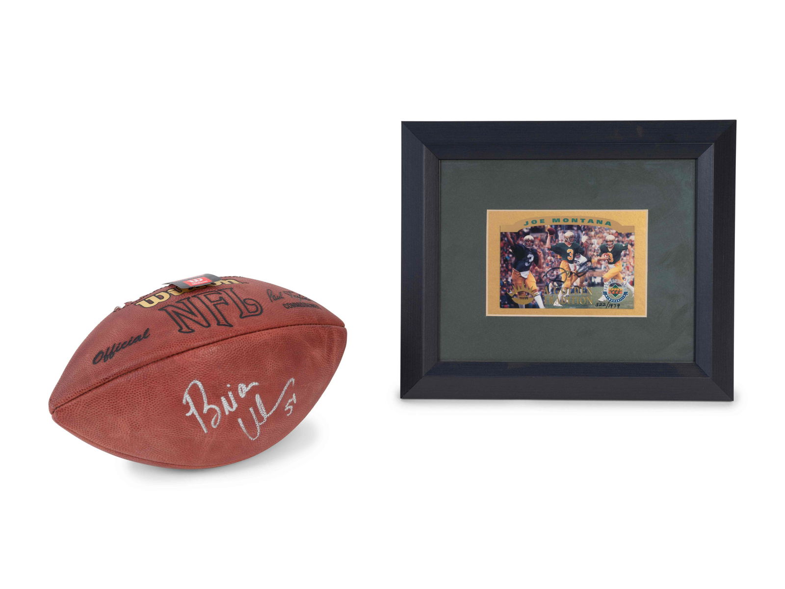 A Group of Football Hall of Fame Signed Autograph Items (1 of 9)