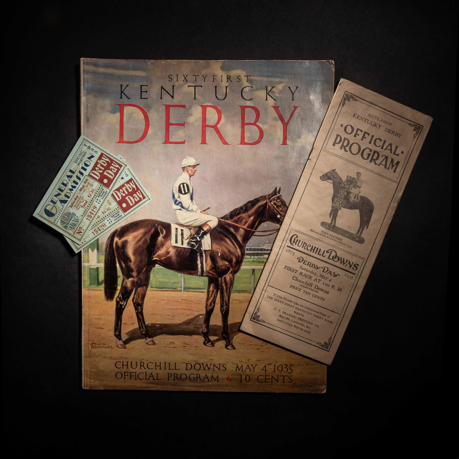 A Group of 1935 Kentucky Derby On Site Churchill Downs (1 of 6)