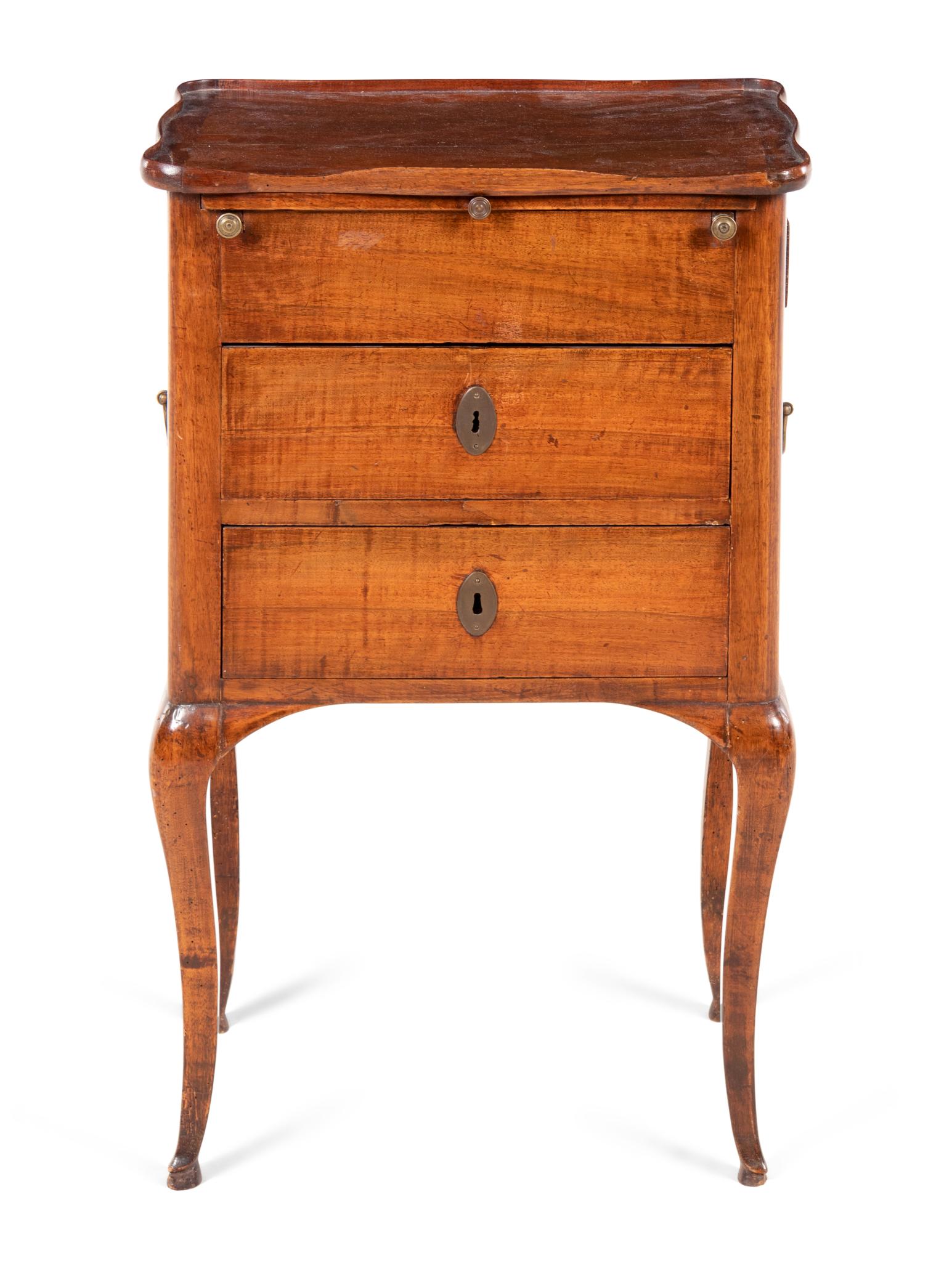 A Louis XV Walnut Table en Chiffonier (1 of 3)