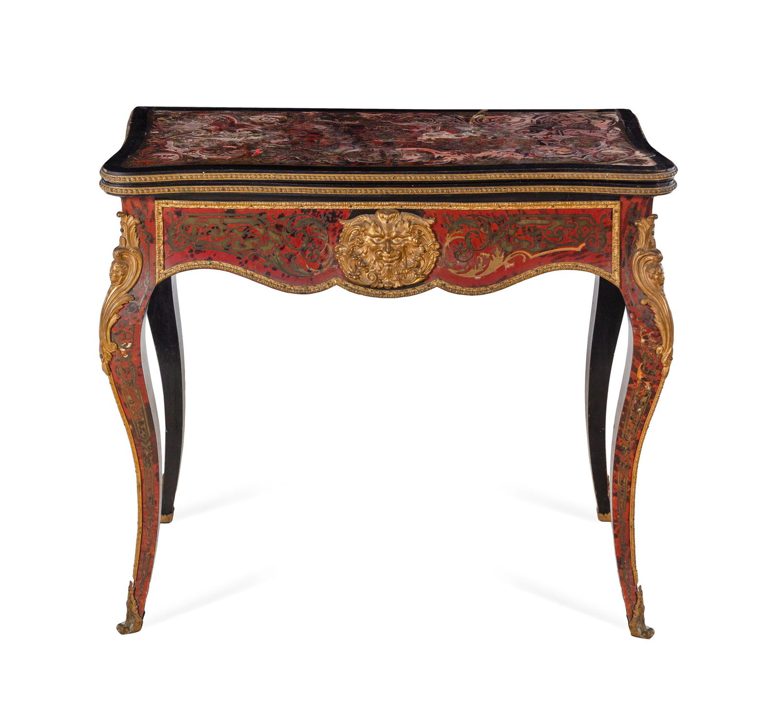 A Napoleon III Gilt Bronze Mounted Boulle Marquetry (1 of 3)