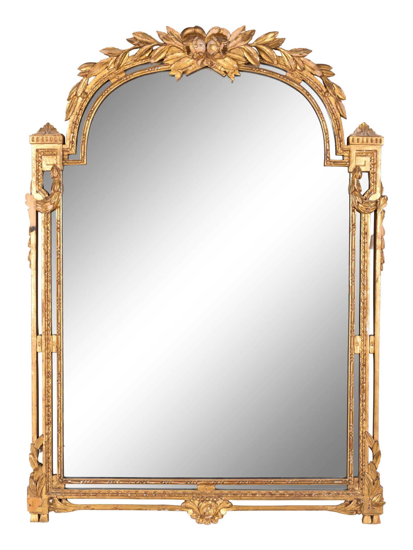 A Neoclassical Style Giltwood Mirror (1 of 2)