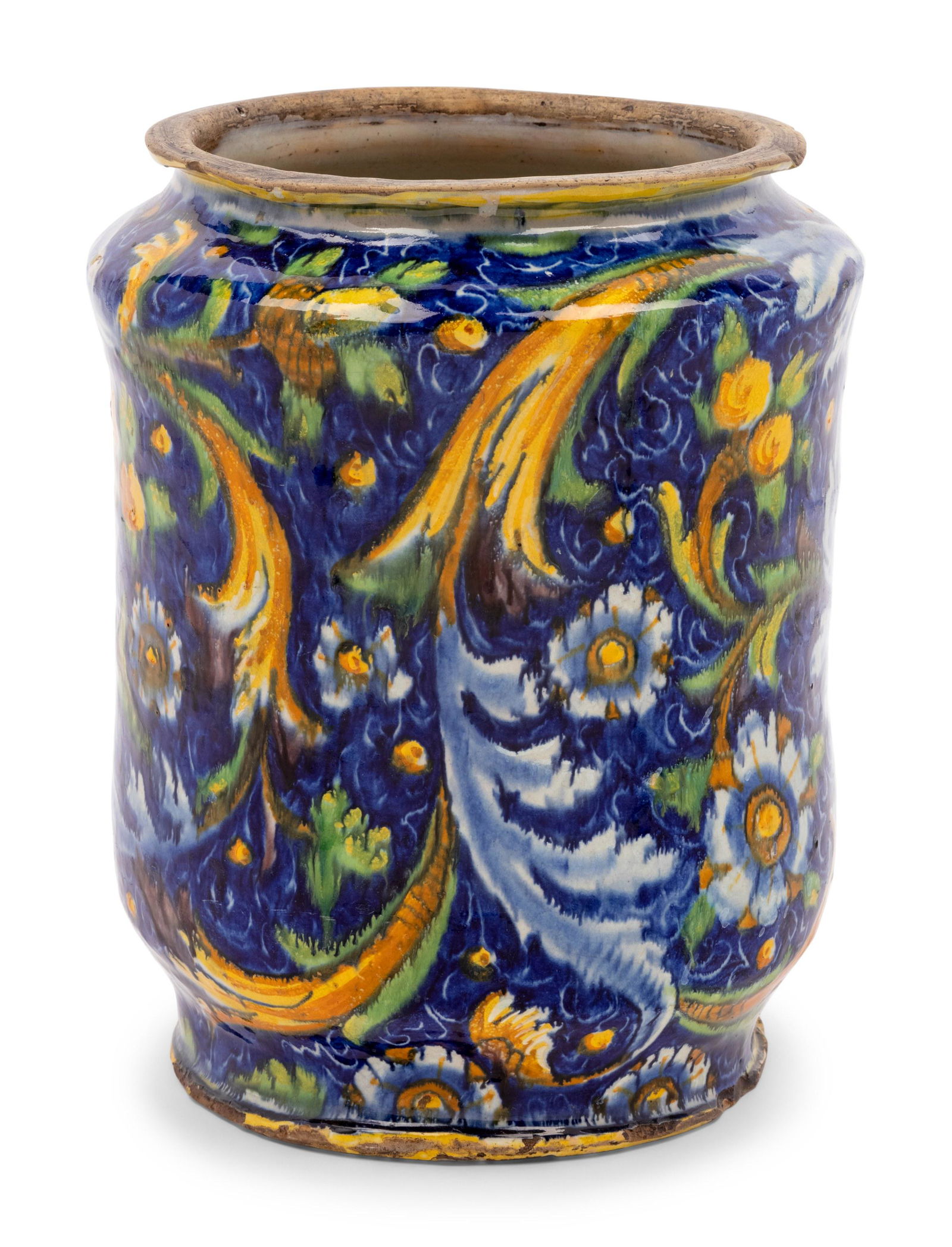 An Italian Majolica Apothecary Jar (1 of 3)