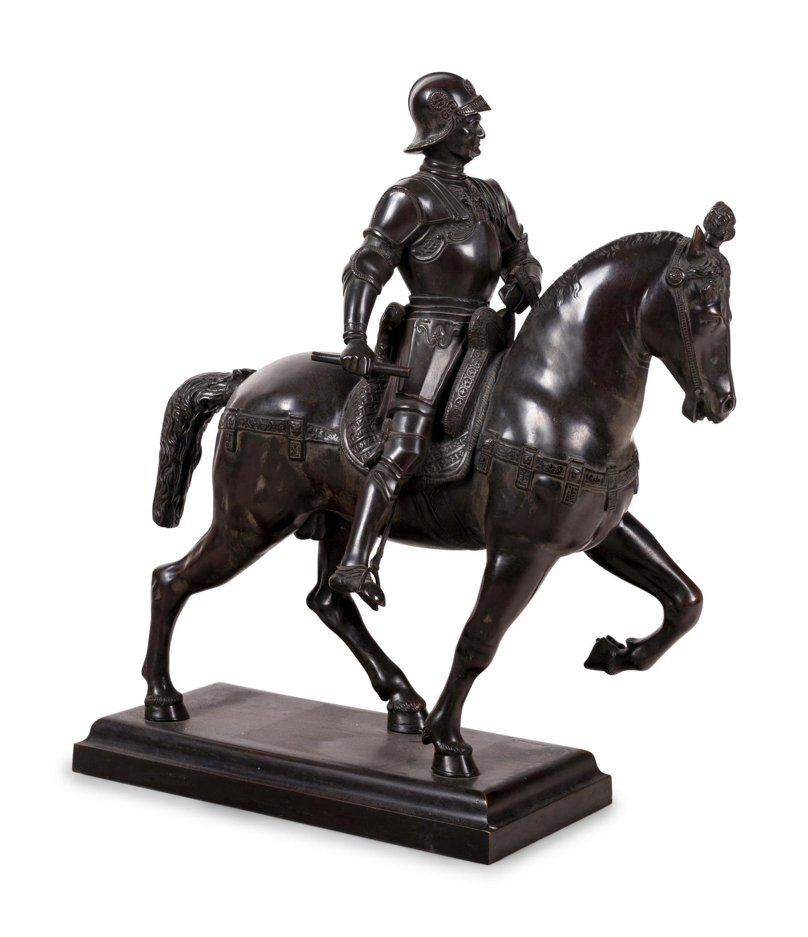 A Bronze Group of Bartolomeo Colleoni on Horseback (1 of 3)
