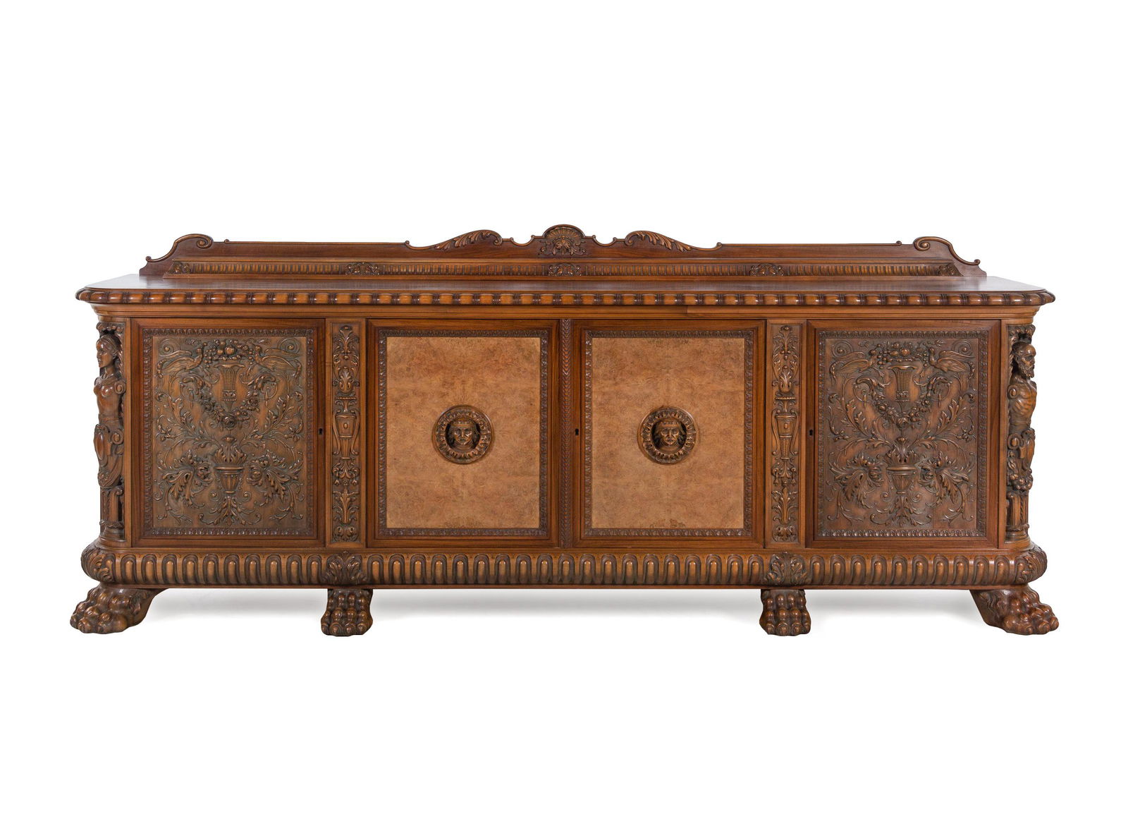 A Renaissance Style Walnut Sideboard (1 of 1)