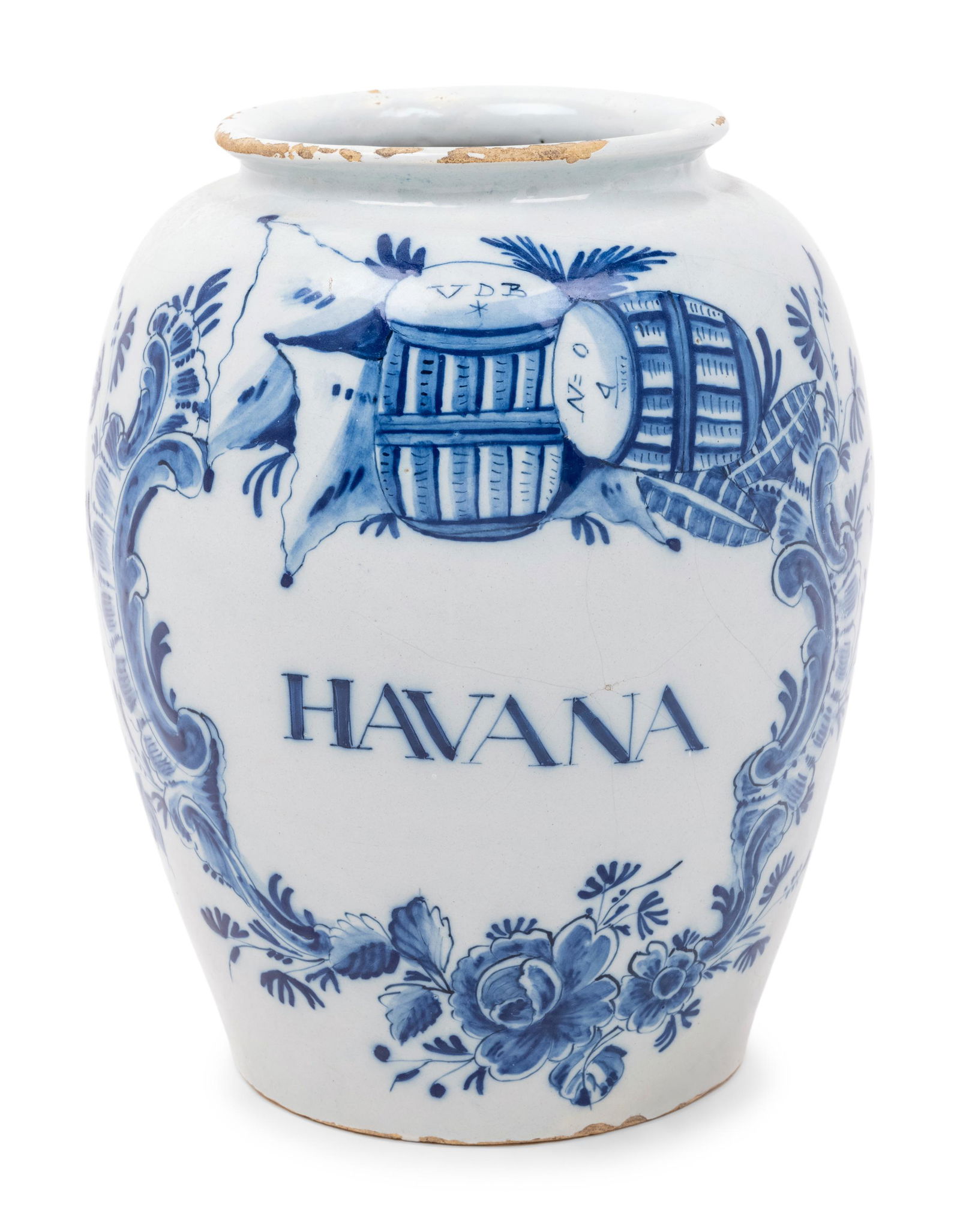 A Delft Pottery Tobacco Jar (1 of 4)
