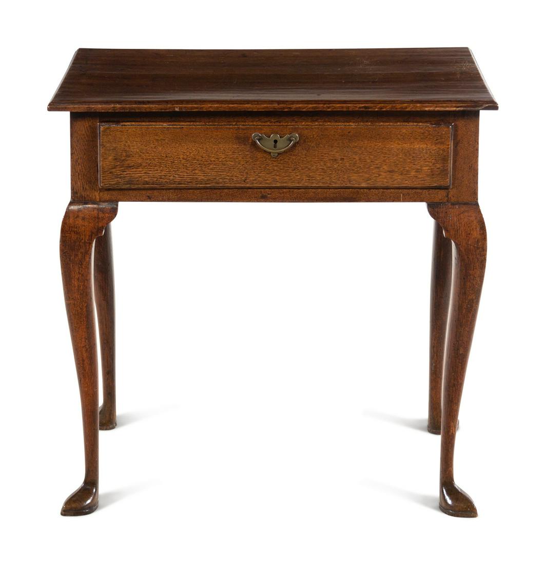 A George I Oak Dressing Table (1 of 3)