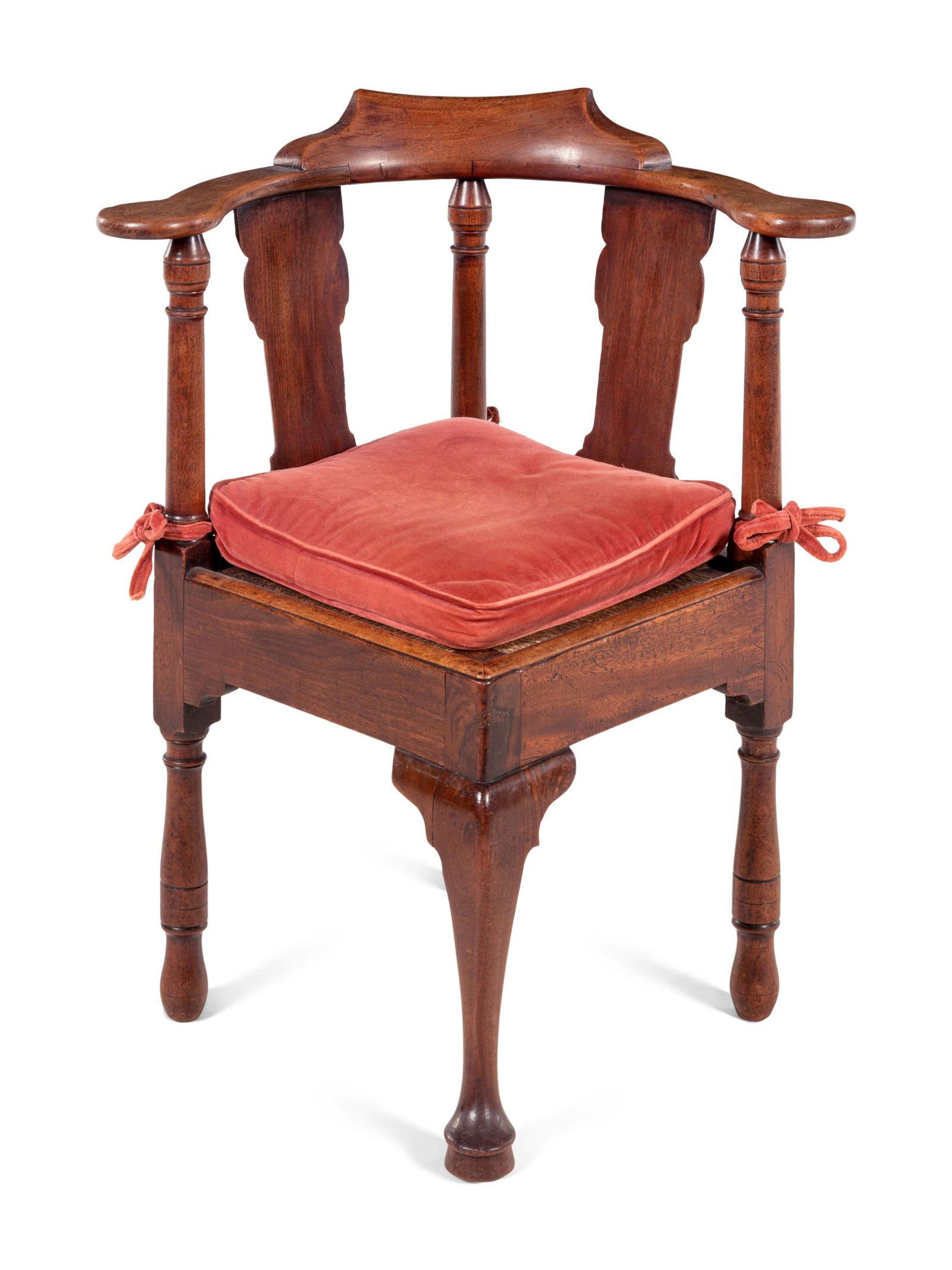 A George II Walnut Corner Chair (1 of 3)