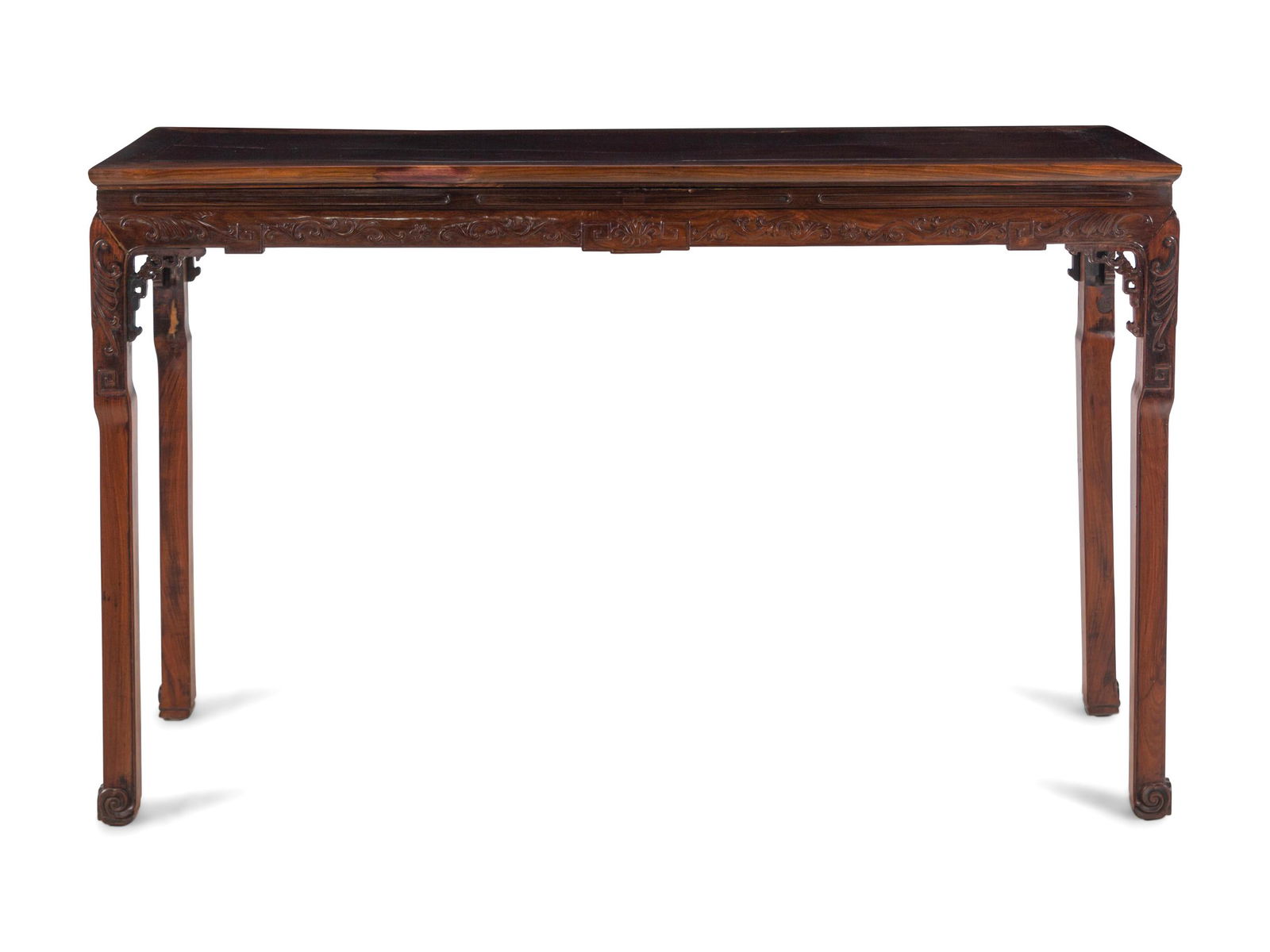 A Chinese Carved Hardwood Altar Table (1 of 3)