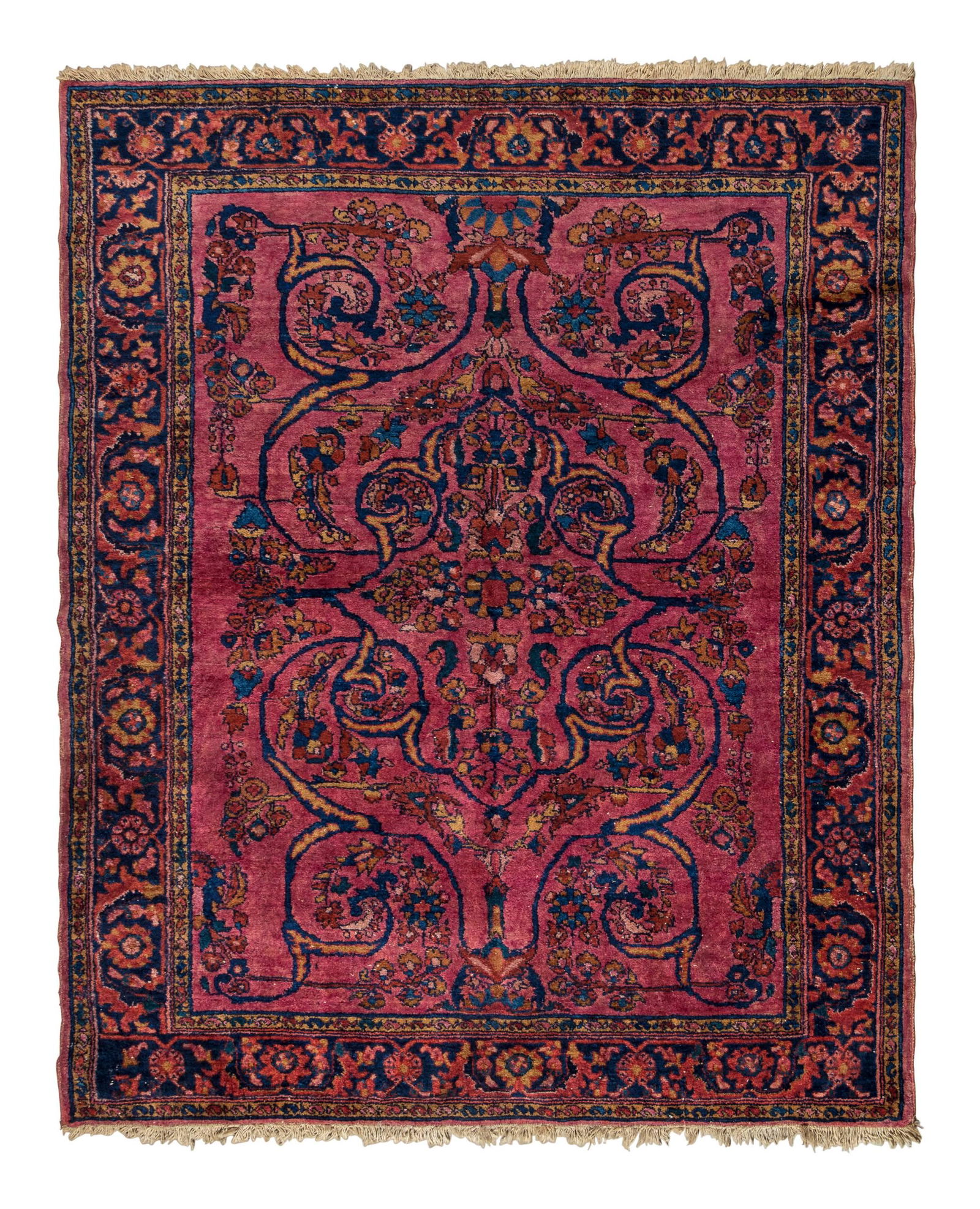 A Sarouk Wool Rug (1 of 4)