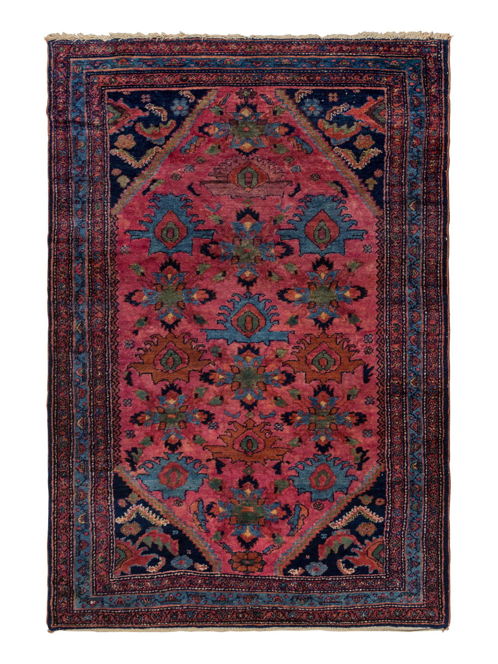 A Hamadan Wool Rug (1 of 4)