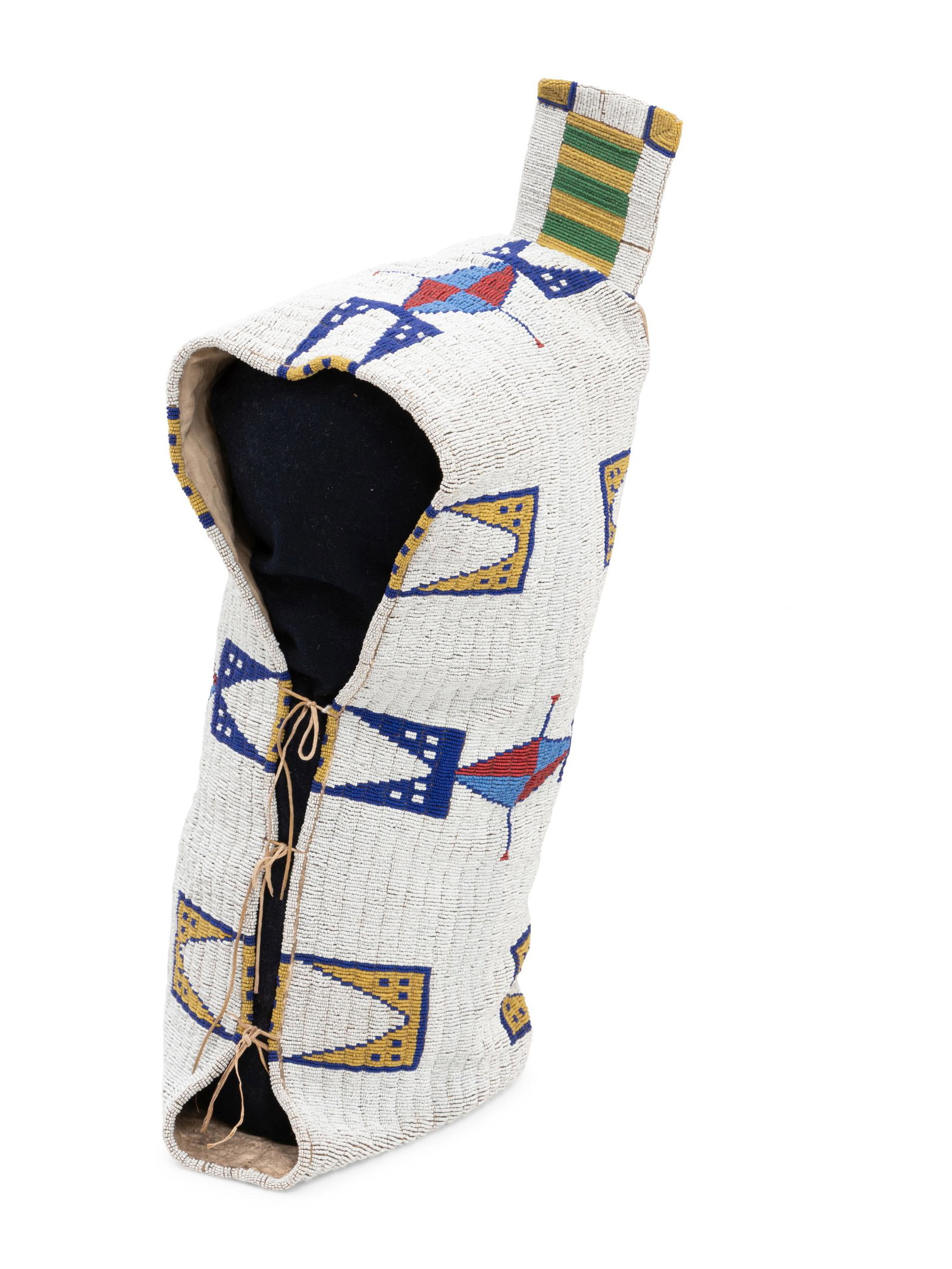 Sioux Beaded Hide Doll Cradle (1 of 3)