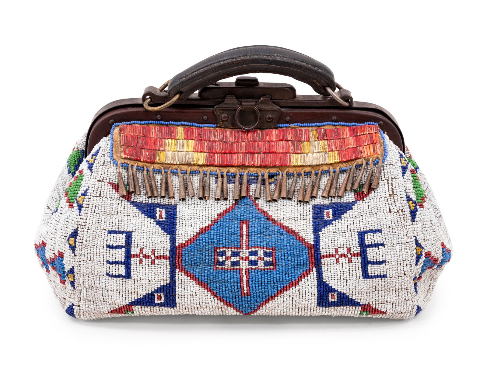 Sioux Beaded and Quilled Hide "Doctor's Bag" (1 of 3)