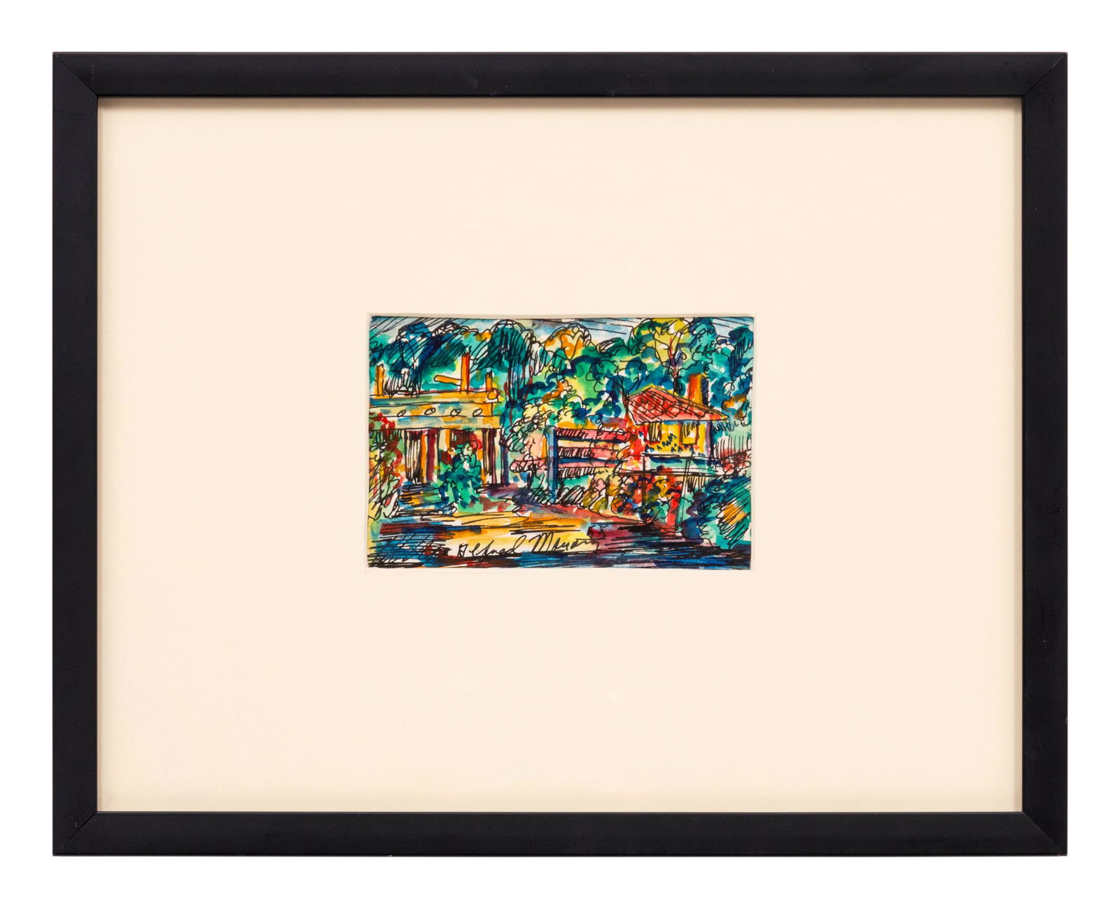 Alfred Morang (American, 1901-1958) House Sketch (1 of 2)