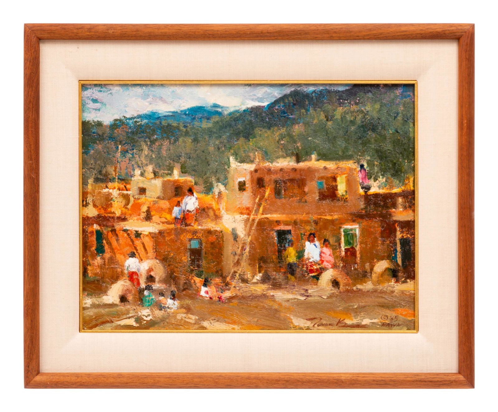 Ramon Kelley (American, b. 1939) Taos Pueblo, 1985 (1 of 3)