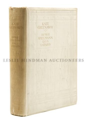 (GREENAWAY, KATE) SPIELMANN, M. H. Kate Greenaway. Lond: (GREENAWAY, KATE) SPIELMANN, M. H. Kate Greenaway. London: Adam and Charles Black, 1905. 4to, original gilt-stamped white cloth, t.e.g., illustrated endpapers. Limited edition, one of 500 copies signe