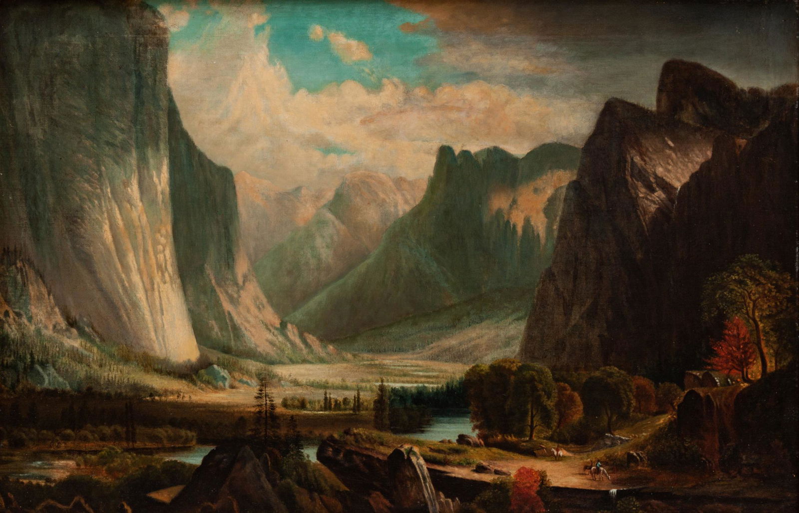 Henry A. Elkins (American, 1847-1884) Yosemite (1 of 2)