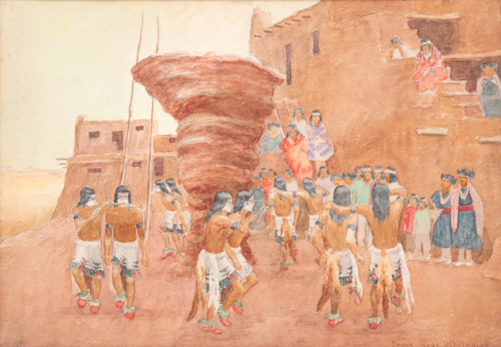 Frank Reed Whiteside (American, 1867-1929) Hopi Snake (1 of 4)