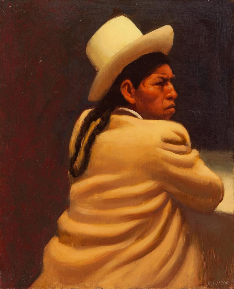 Elias Rivera (American, 1937-2019) Portraits of Peru (1 of 3)