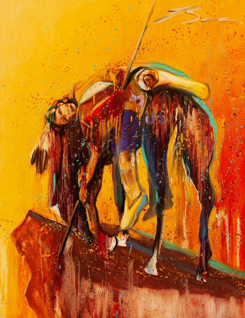 Earl Biss (ApsÃƒÂ¡alooke, 1947-1998) End of the Trail (1 of 4)