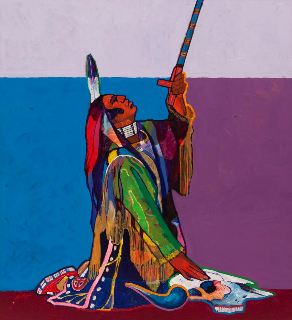 John W. Nieto (American, b. 1936) Offering to the Great (1 of 4)