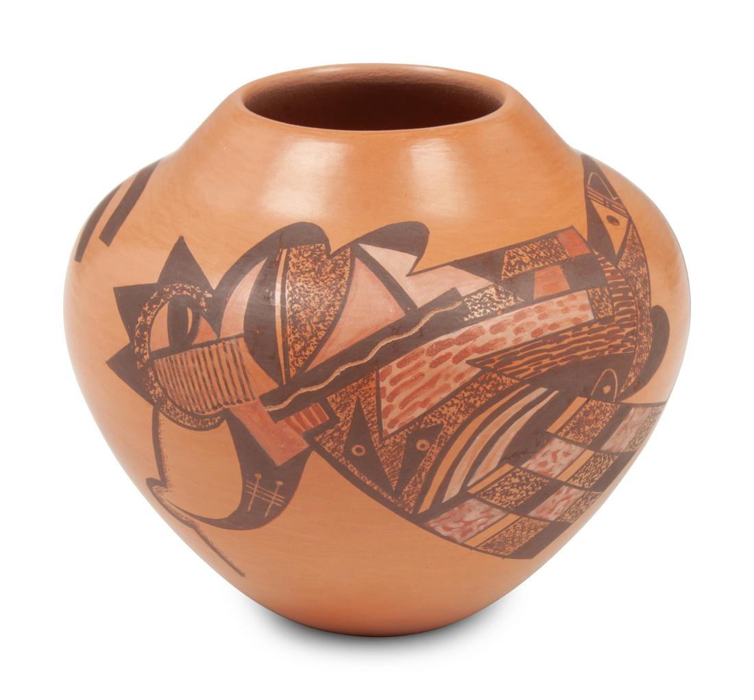Les Namingha (Santa Clara, b. 1987) Polychrome Pottery (1 of 7)