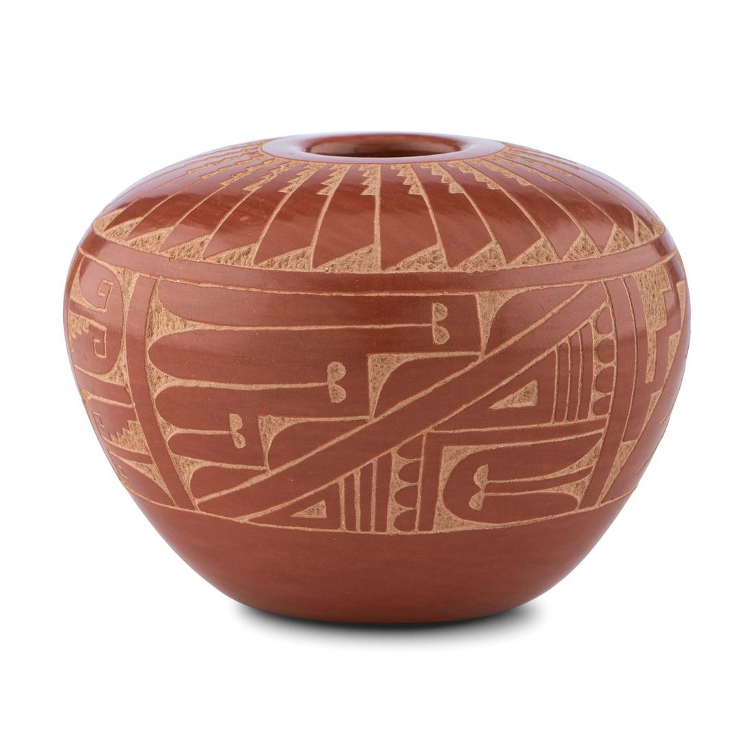 Alvina Yepa (Jemez, b. 1954) Redware Pottery (1 of 7)