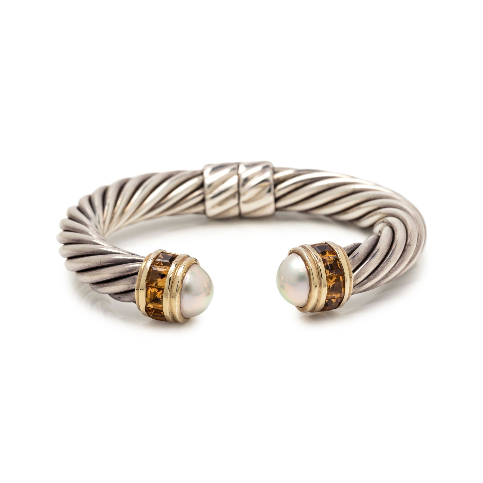 DAVID YURMAN, STERLING SILVER, YELLOW GOLD, CULTURED (1 of 2)