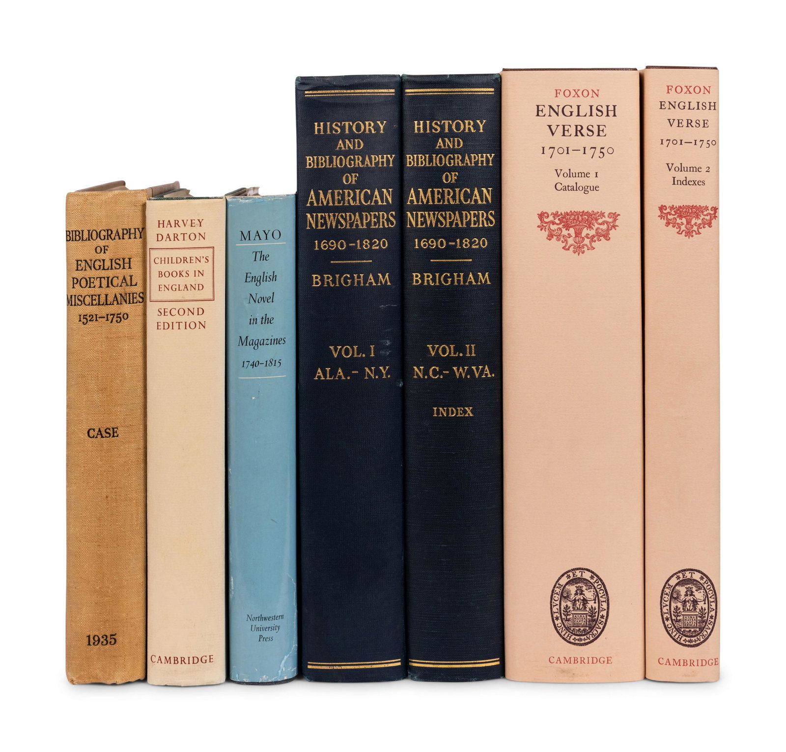 [BOOKS ABOUT BOOKS - REFERENCE]. A group of 13 (1 of 1)