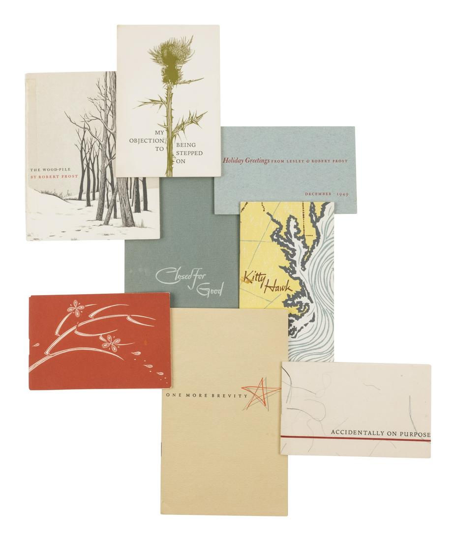 [KAUFMAN, Enit, her copies]. FROST, Robert (1874-1963). (1 of 3)