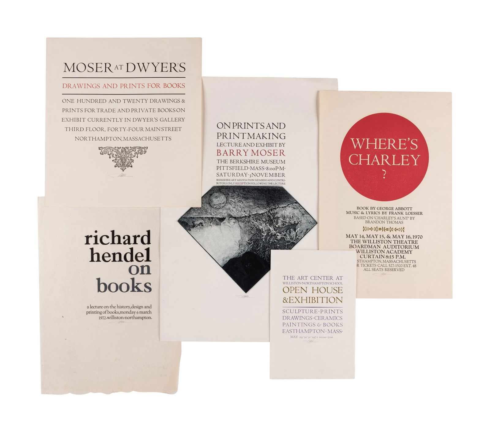 [PENNYROYAL PRESS BROADSIDES, ETC.].   A group of (1 of 2)