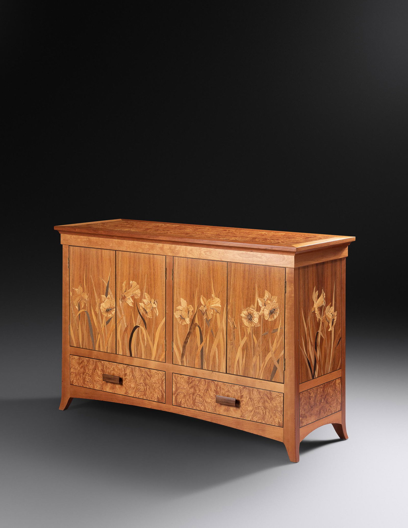 Silas Kopf (American, b. 1949) Marquetry Sideboard (1 of 8)
