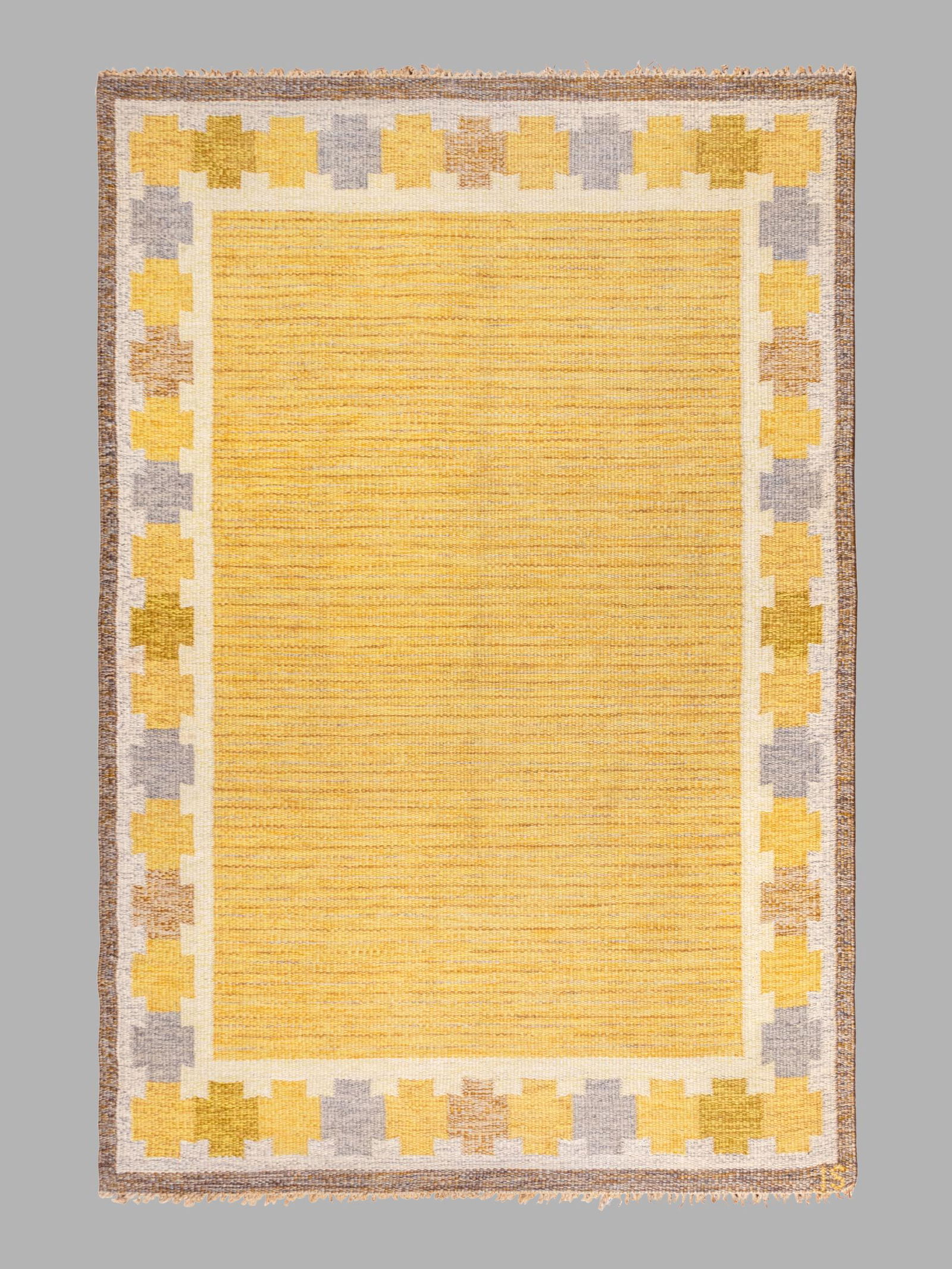 Ingegerd Silow (Swedish, 1916-2005) Flatweave Rug (1 of 4)