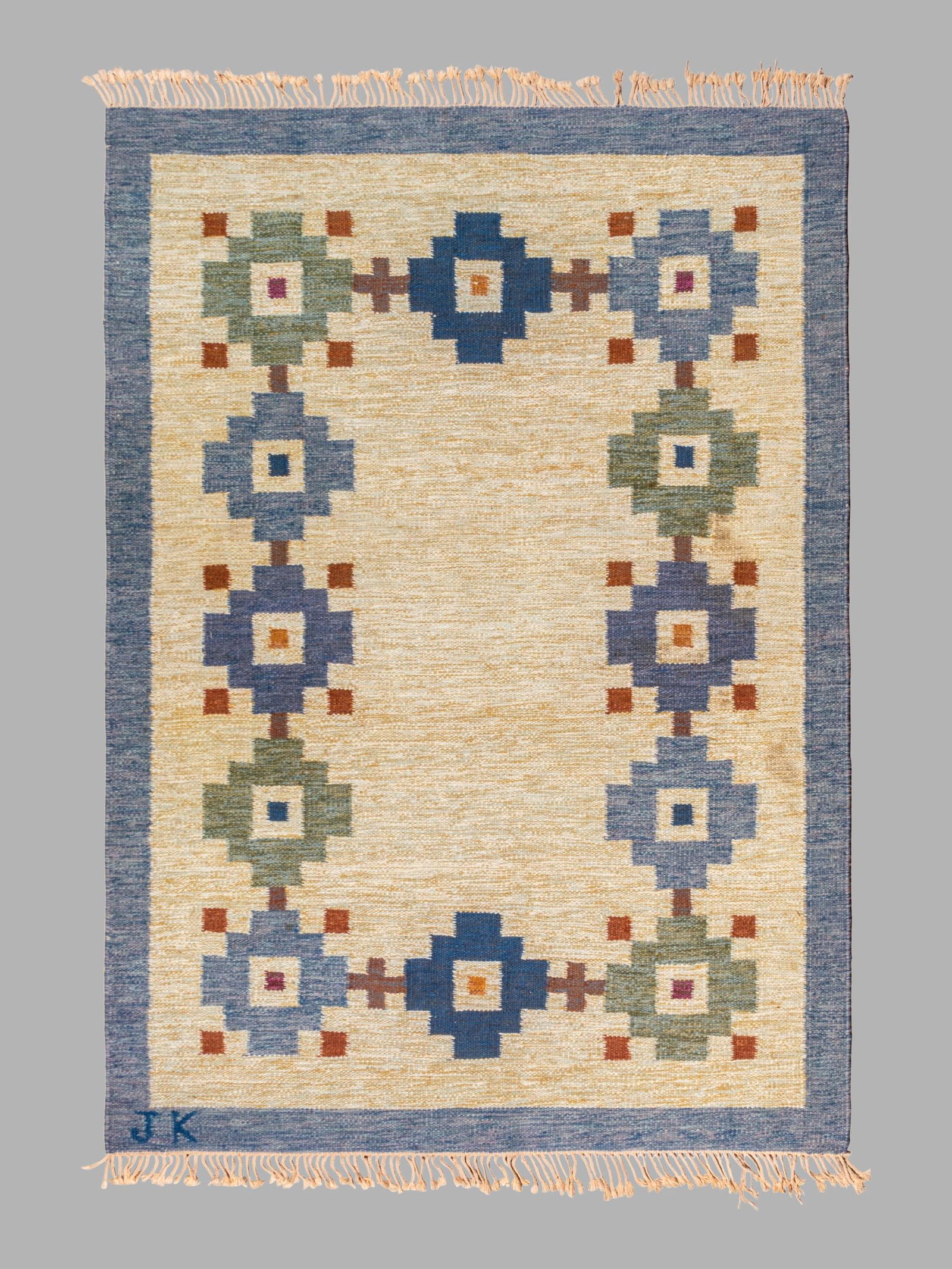 Karin Jonsson (Swedish, 20th Century) Flatweave Rug (1 of 4)