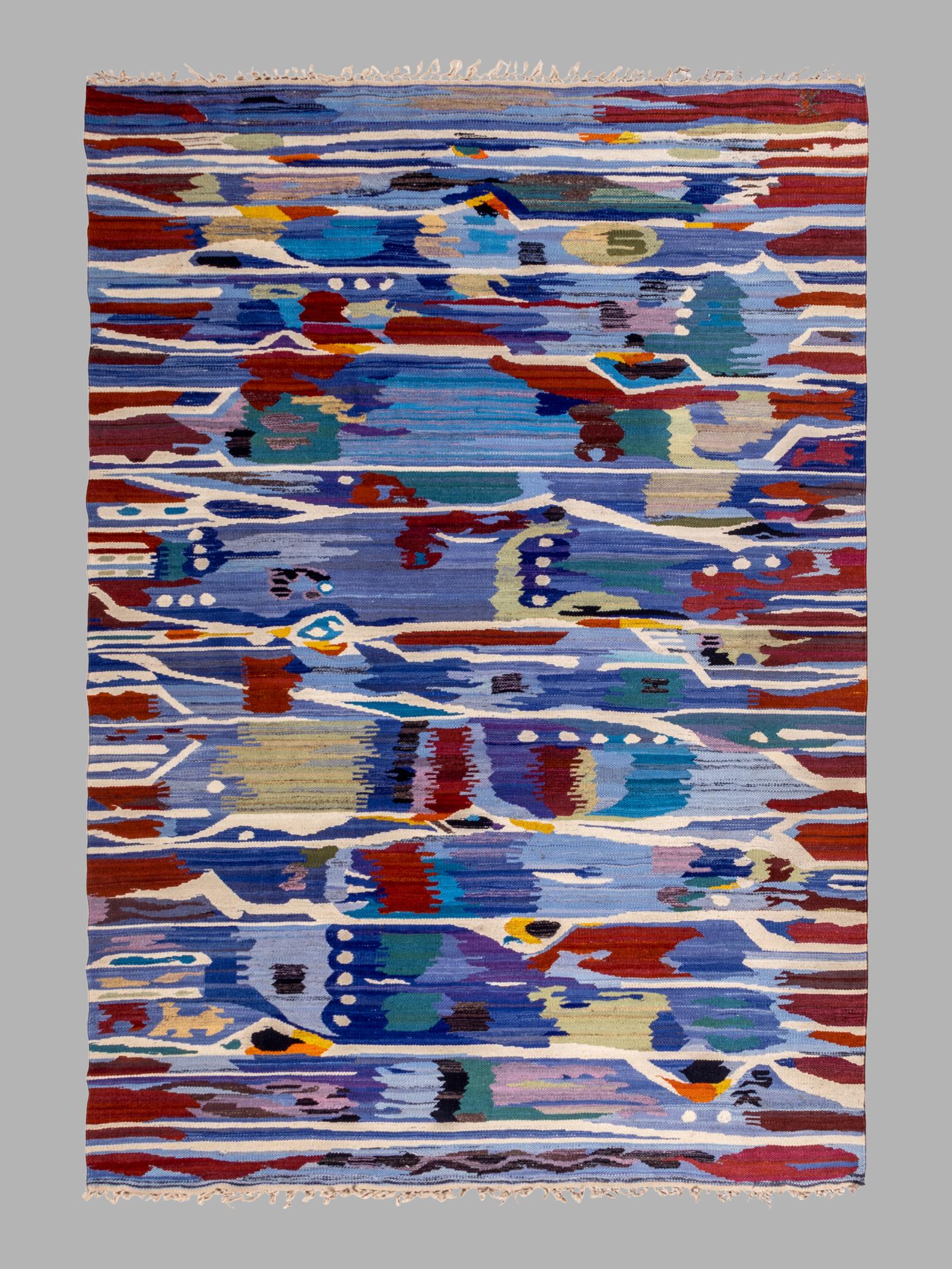 Swedish Mid 20th Century Flatweave Rug (1 of 5)