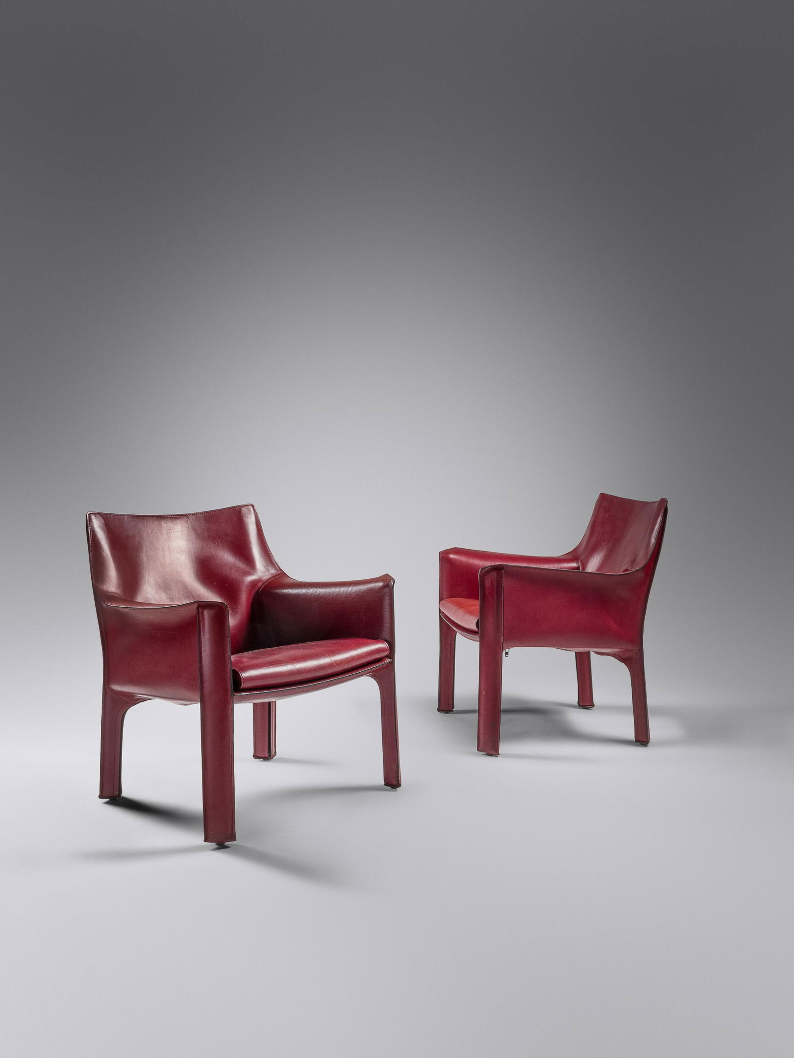 Mario Bellini (Italian, b. 1935) Pair of Cab Lounge (1 of 2)